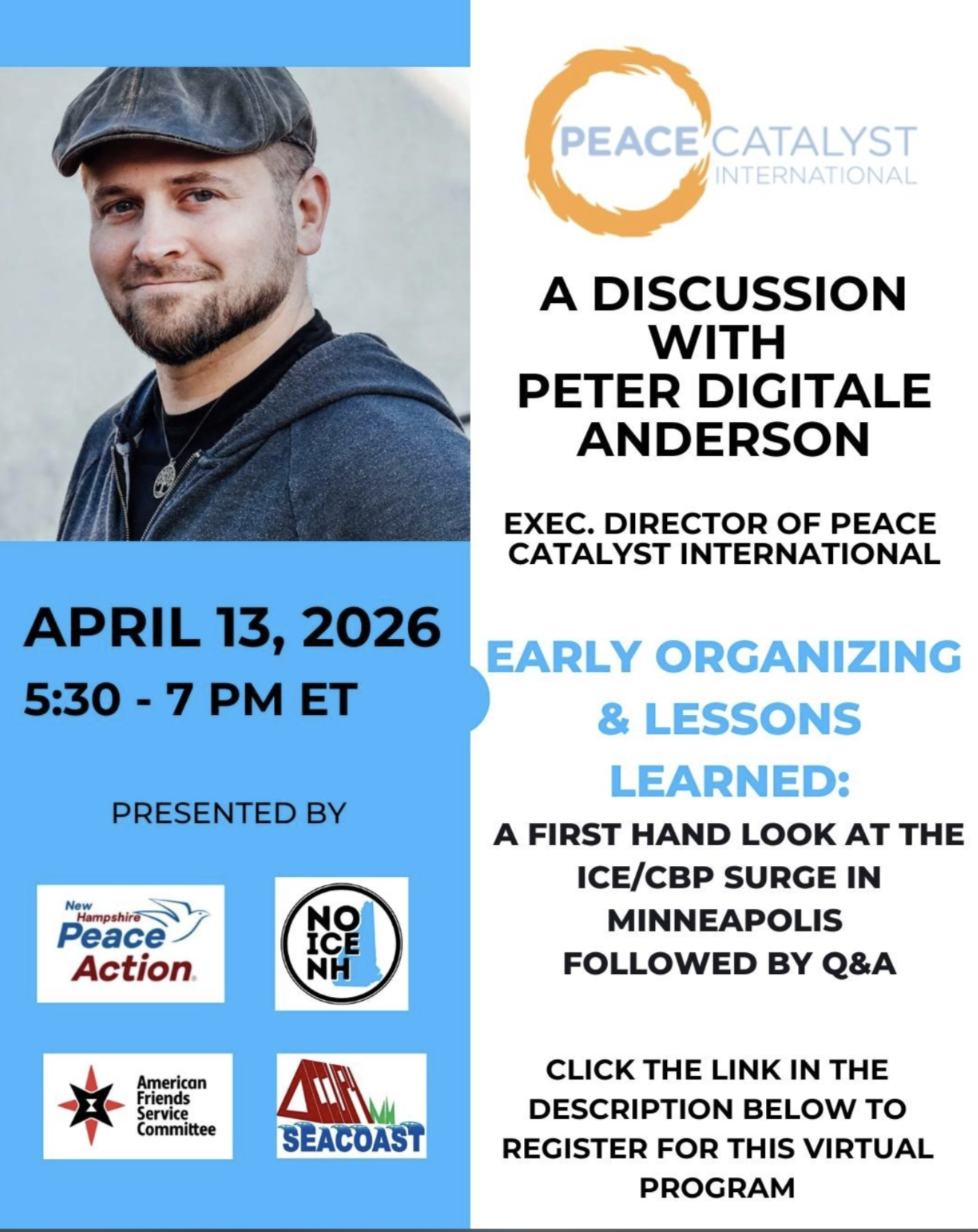 Early Organizing & Lessons Learned: Peter Digitale Anderson