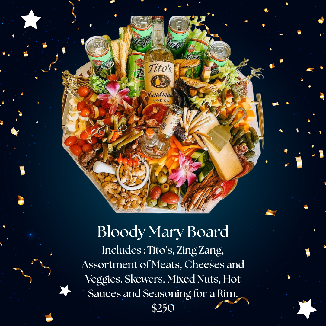 New Years Day Bloody Mary Board