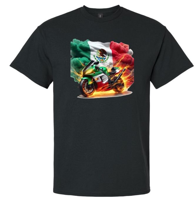 T-SHIRT MEXICAN MOTORCYCLE