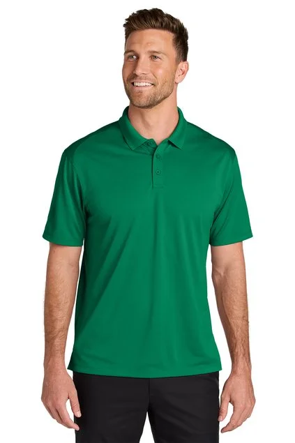 Port Authority® Wearever Performance Pique Polo embroidery letf chest