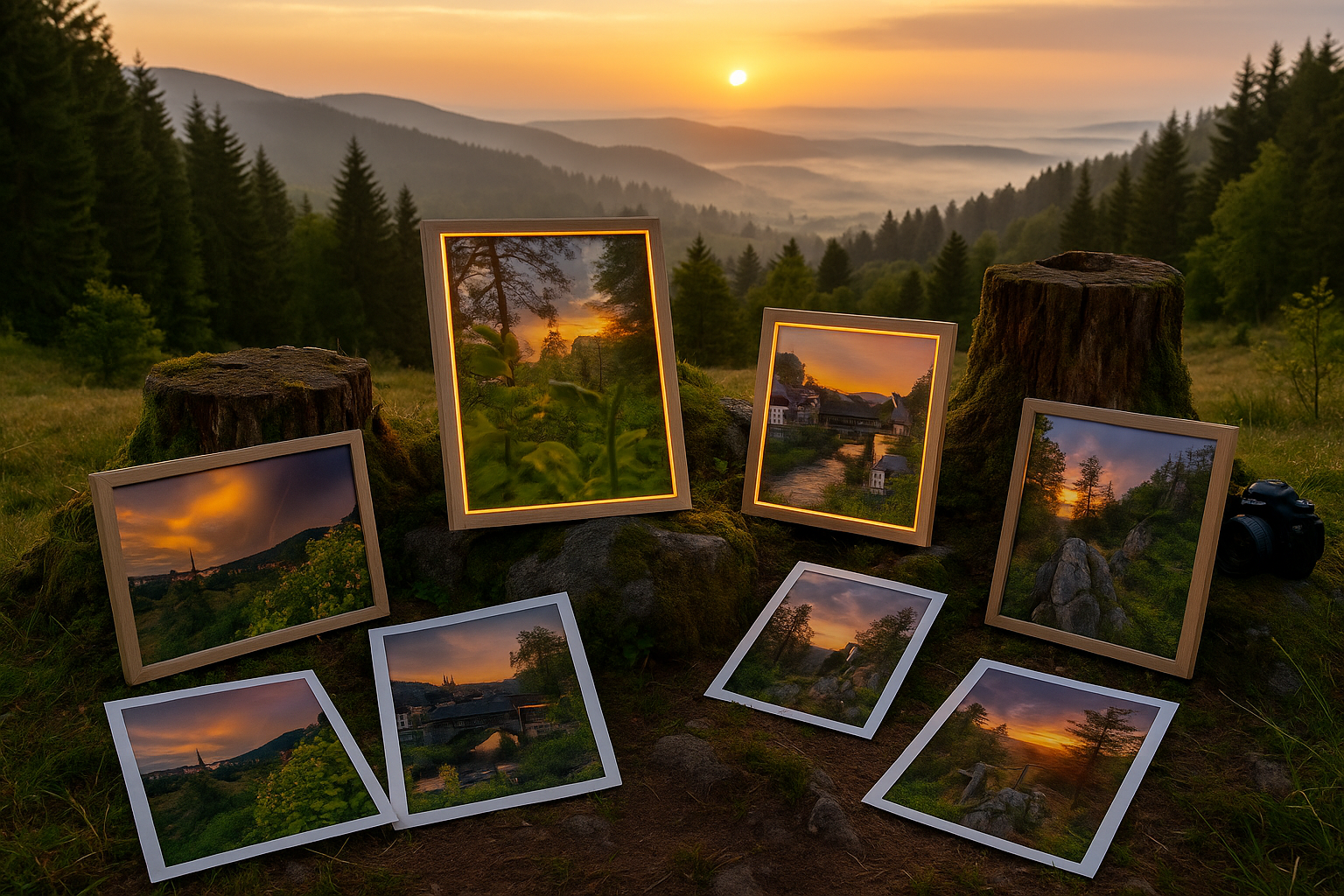 Individuelle Größen, Formen und Rahmen