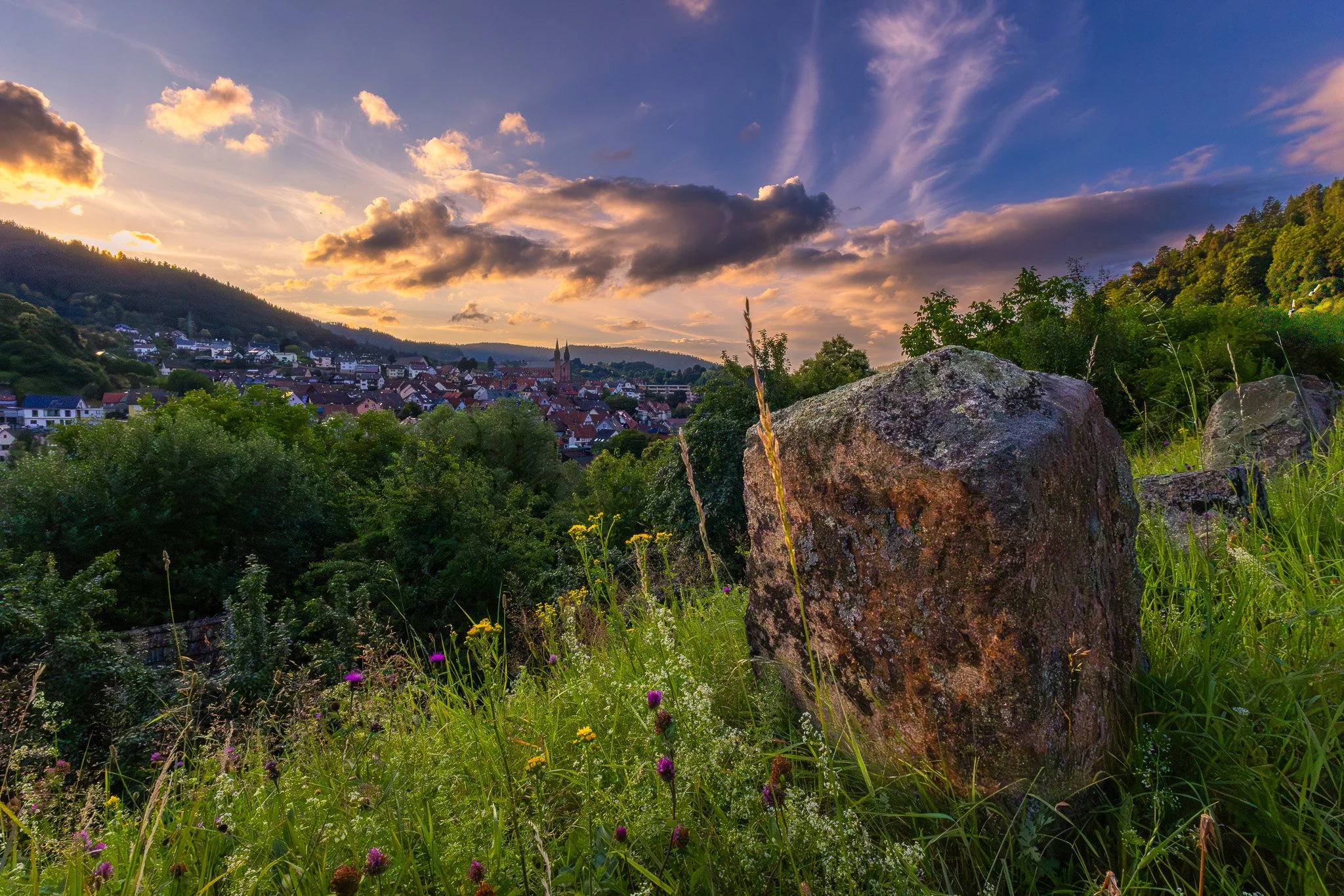 Stein am Abend (Querformat)