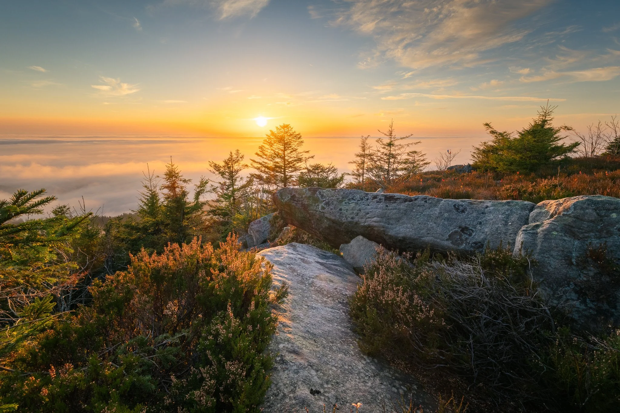 Sonnenuntergang auf der Hornisgrinde 1 (Querformat)