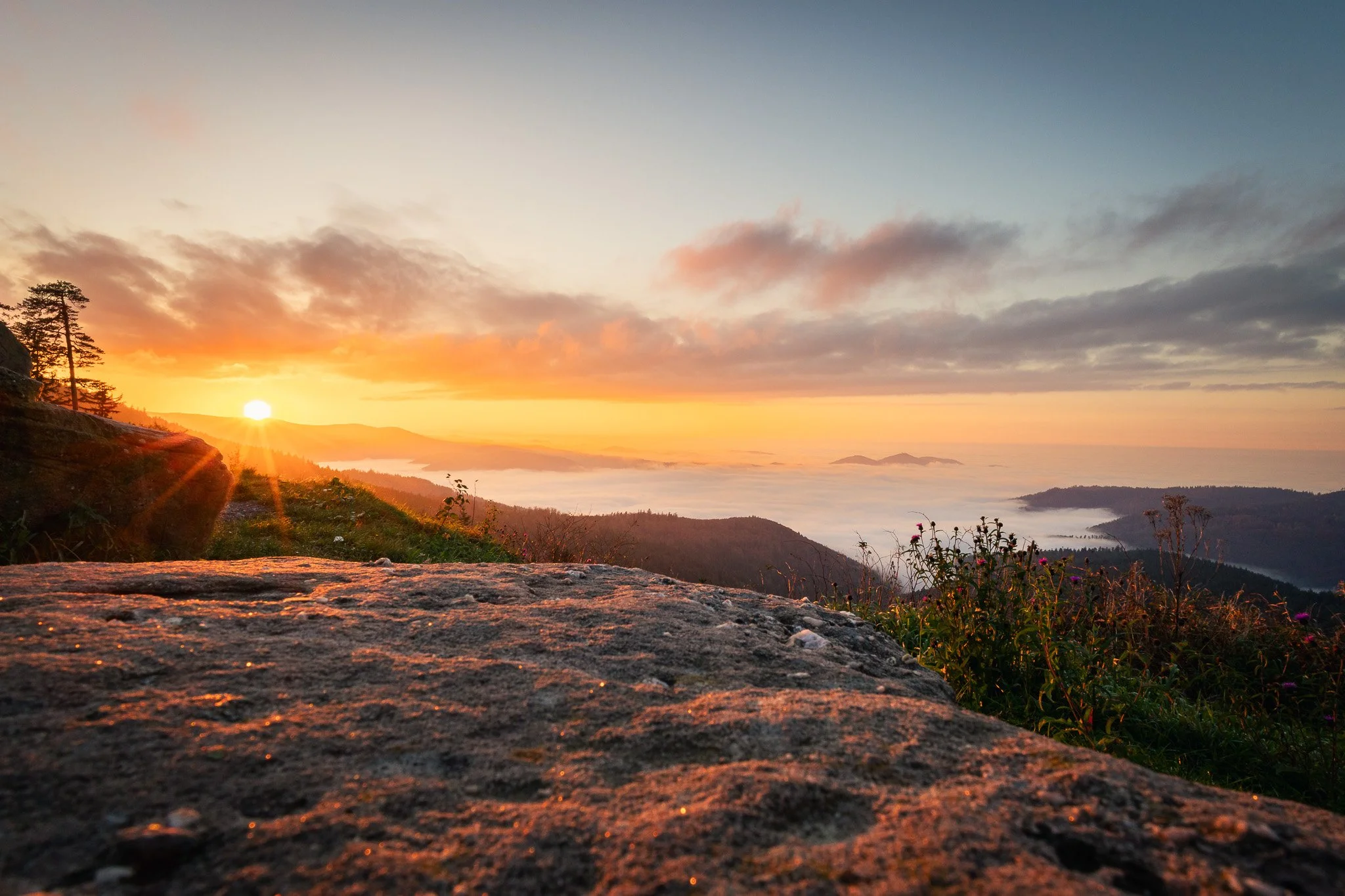 Steiniger Blick ins Murgtal (Querformat)