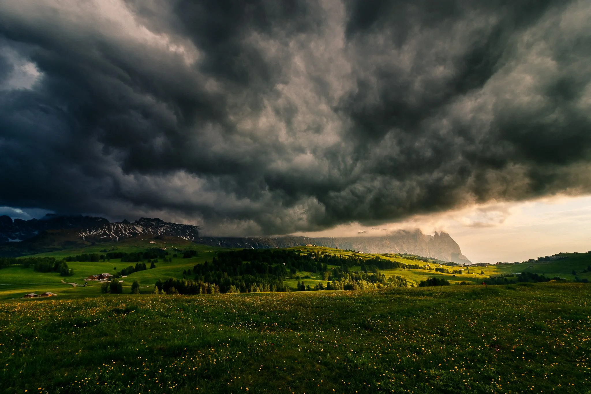 Alpengewitter (Querformat)