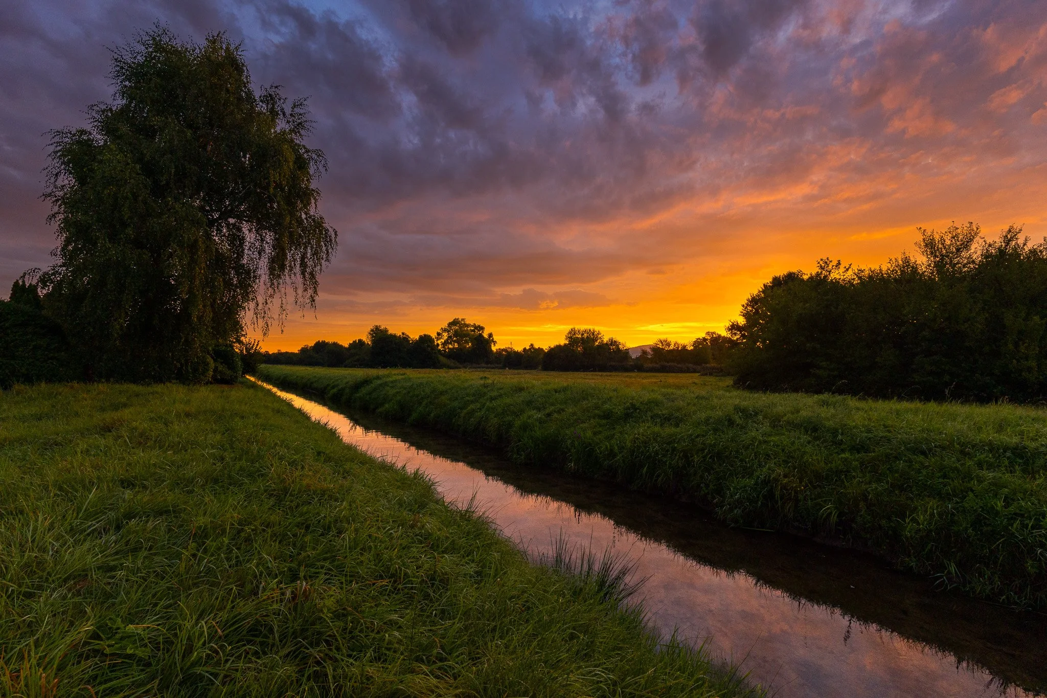 Morgenstimmung am Bach 1 (Querformat)