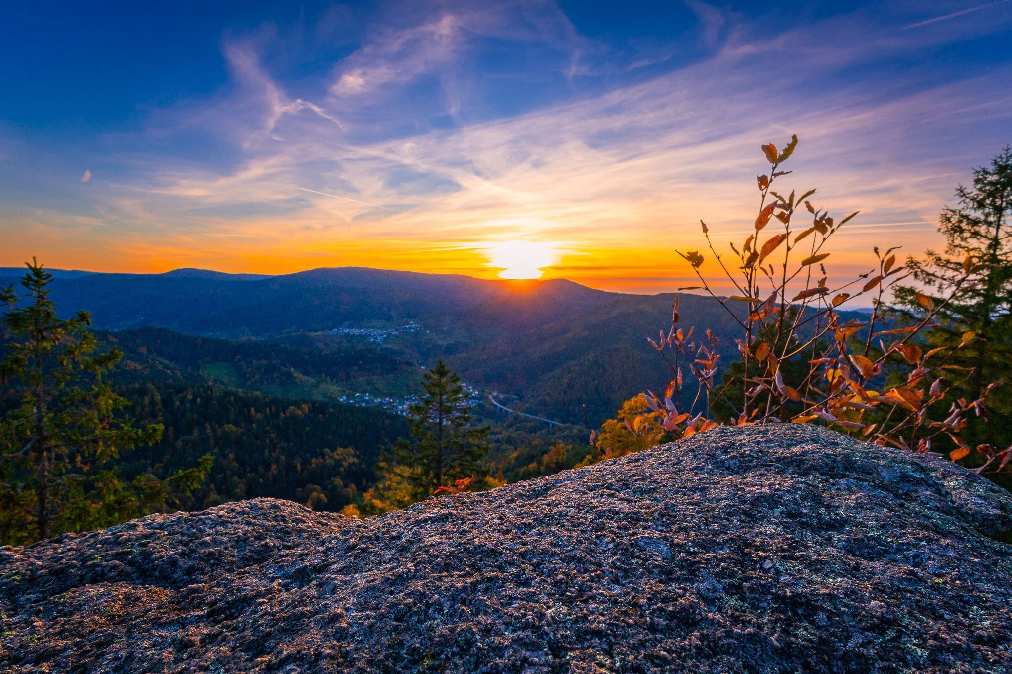 Herbstliches Murgtal 2 (Querformat)