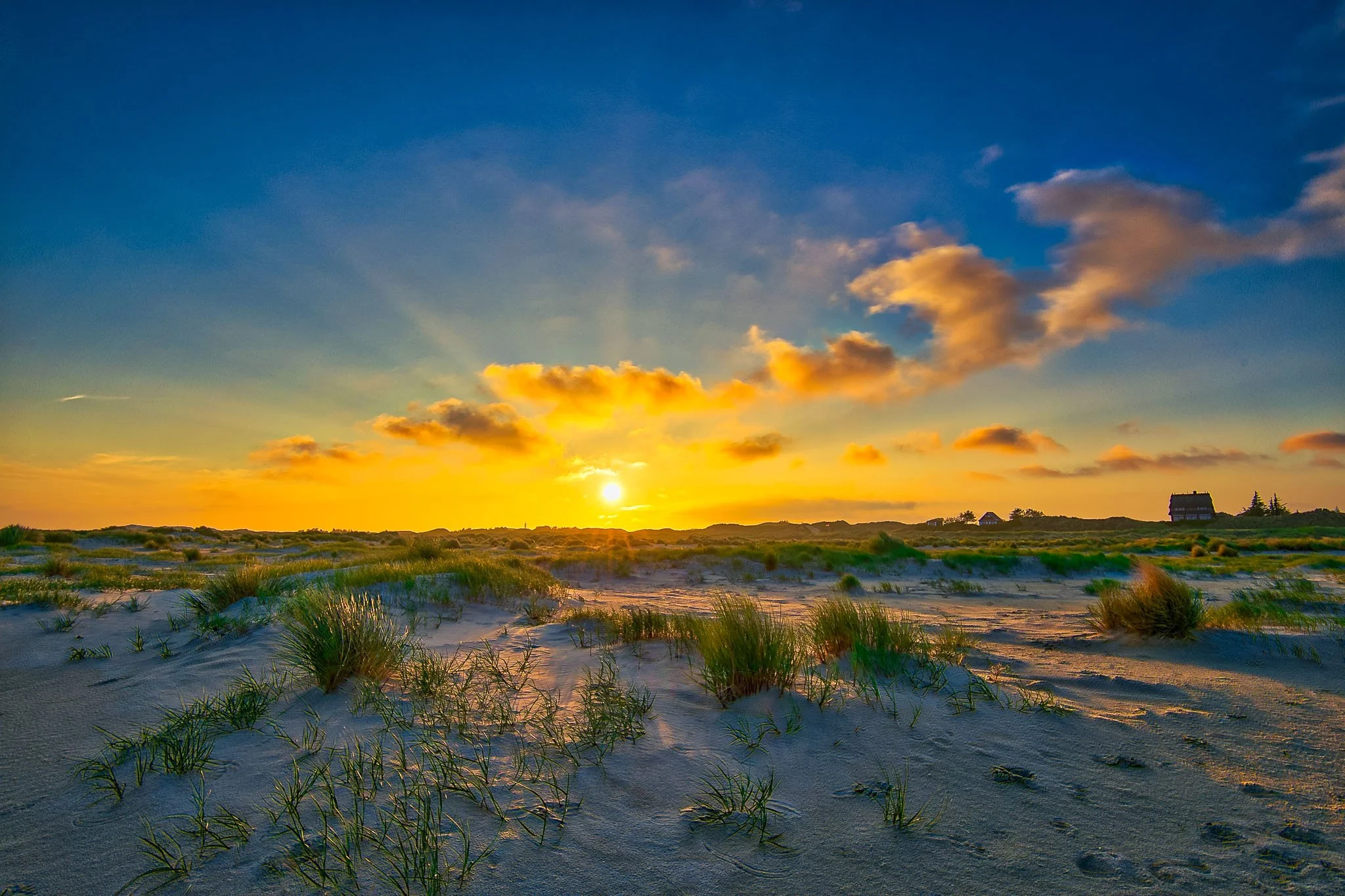 Sonnenuntergang am Strand