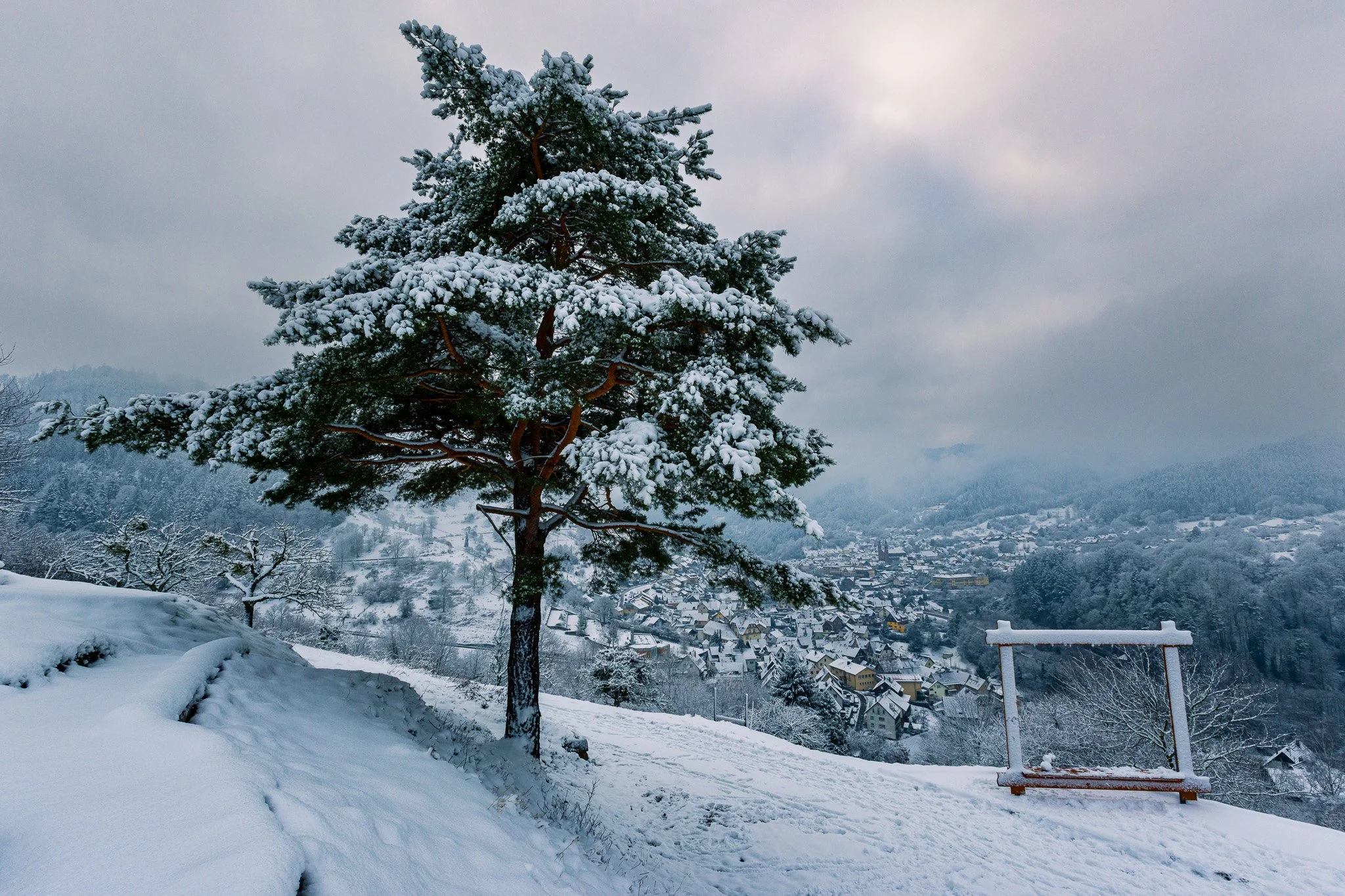 Winterlandschaft (Querformat)