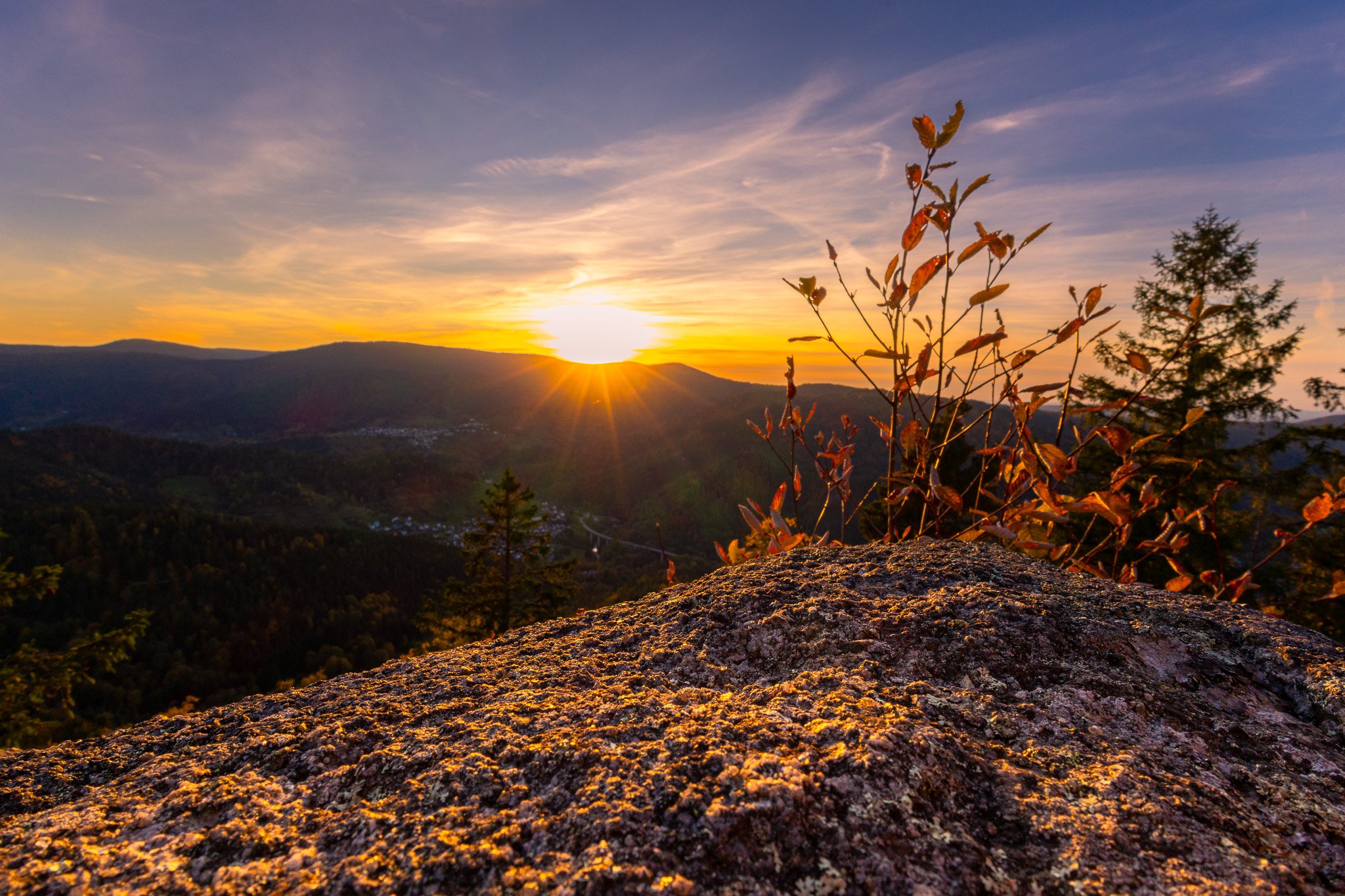 Goldene Felsen (Querformat)