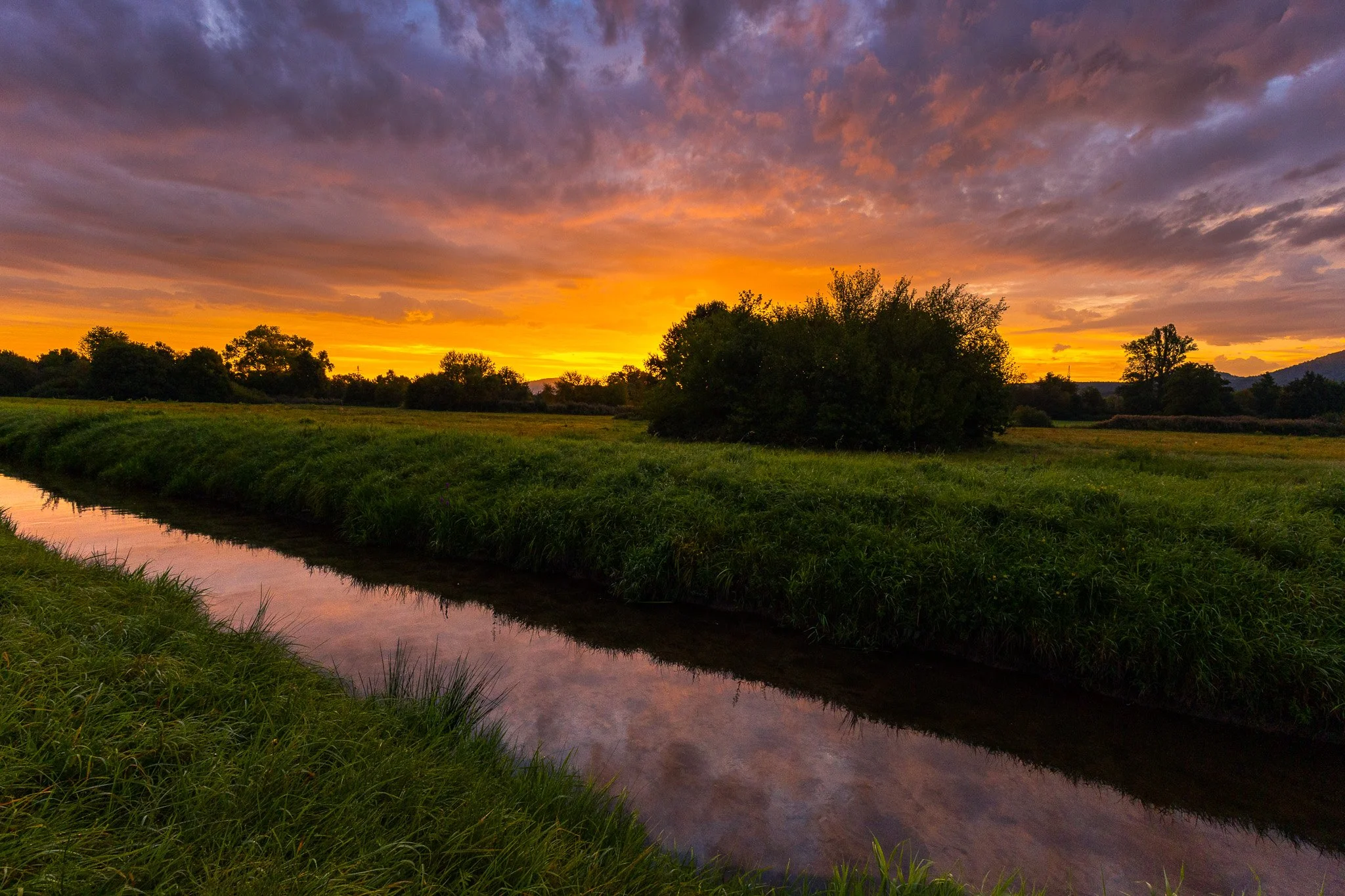 Morgenstimmung am Bach 2 (Querformat)