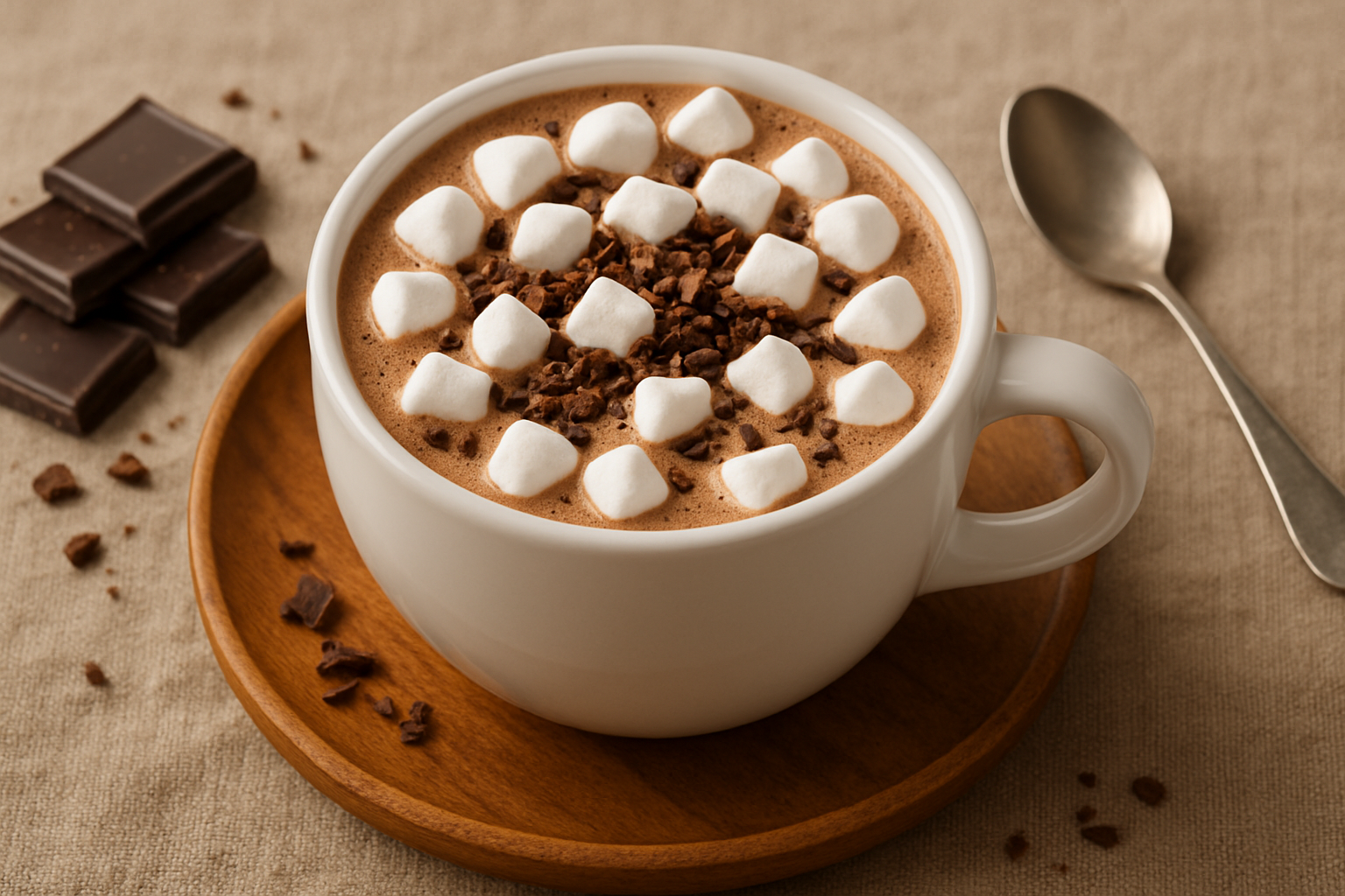 Chocolate Caliente con Cajeta