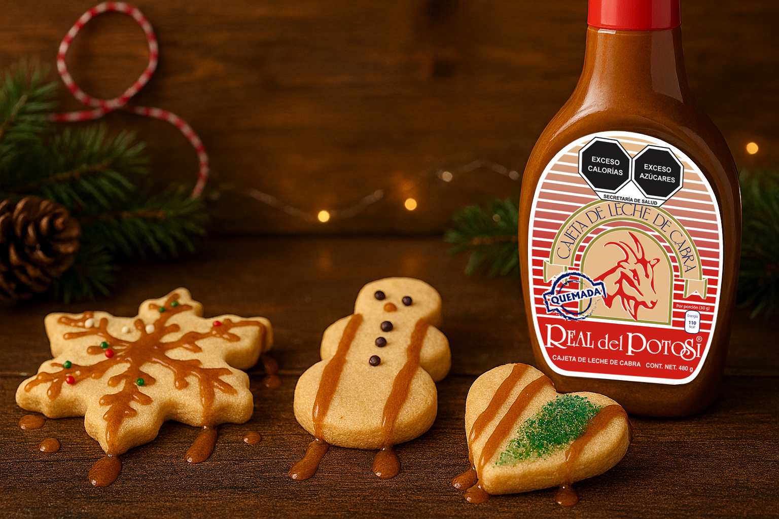 Galletas Navideñas de Cajeta