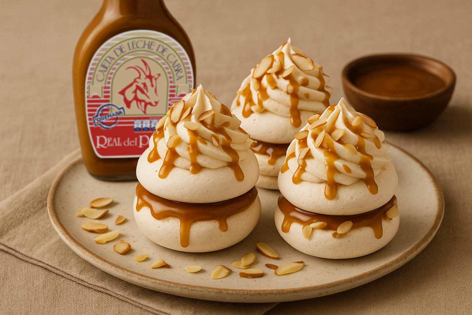 Merengues con Cajeta