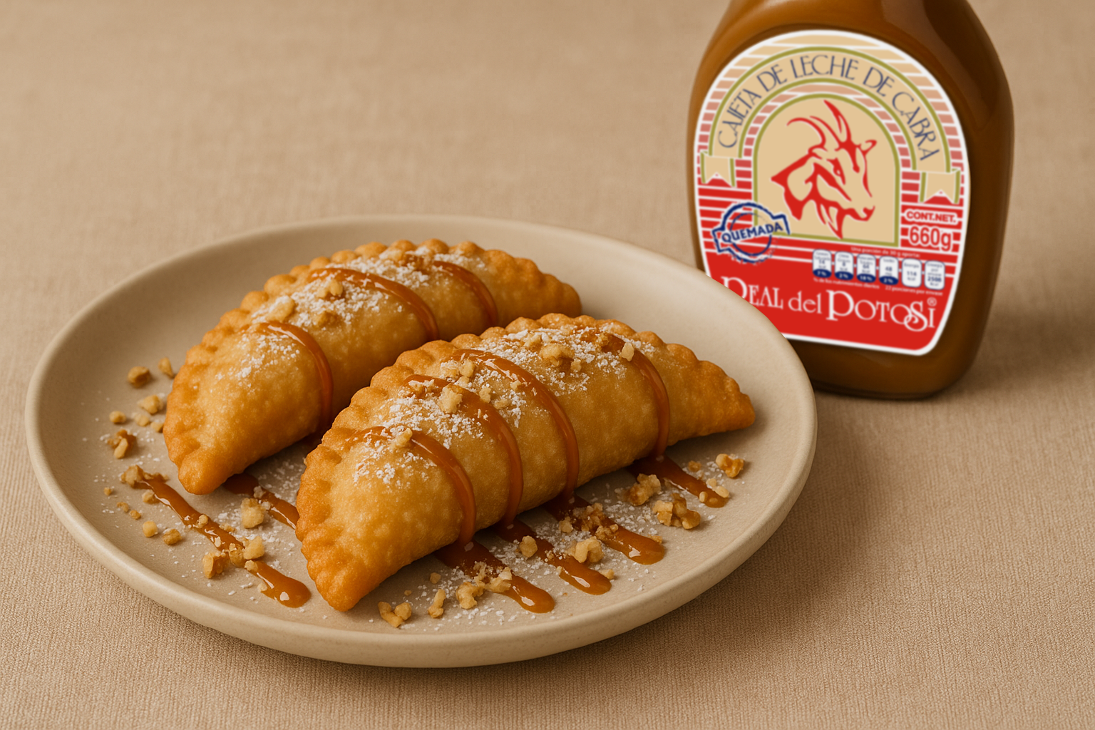 Empanadas fritas de Cajeta