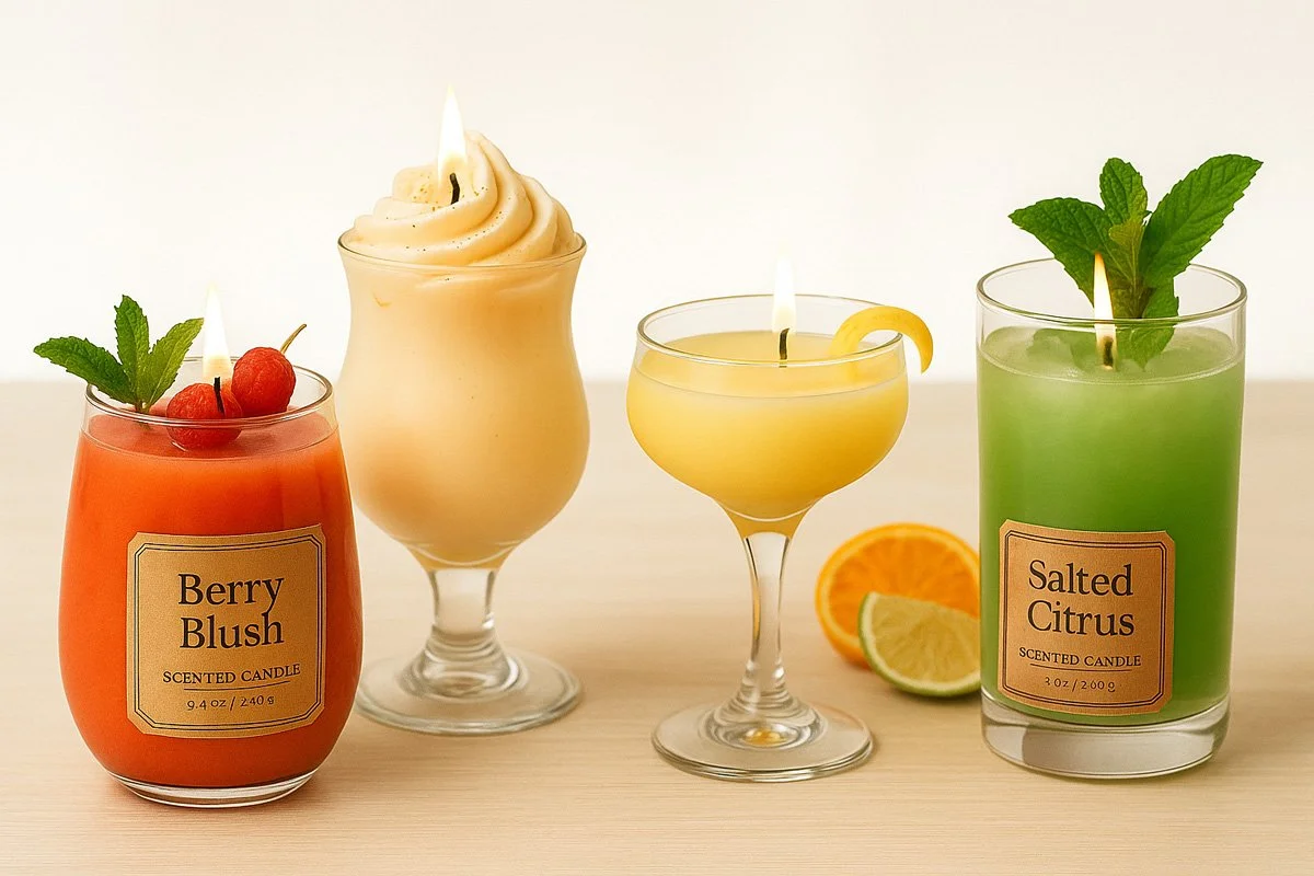 Beach scented candles assorted candles from our collection