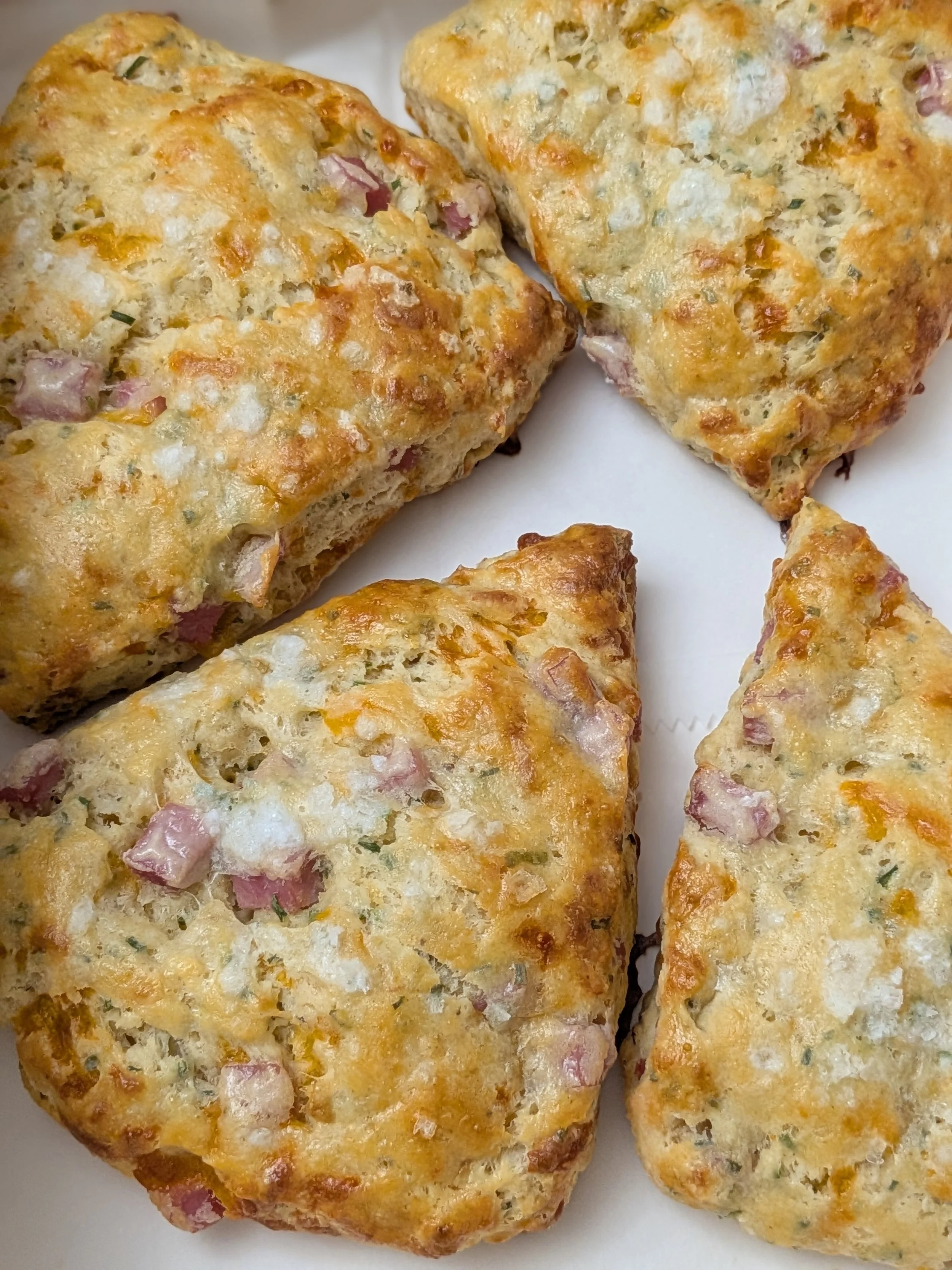Ham, Cheese and Chives Scone 