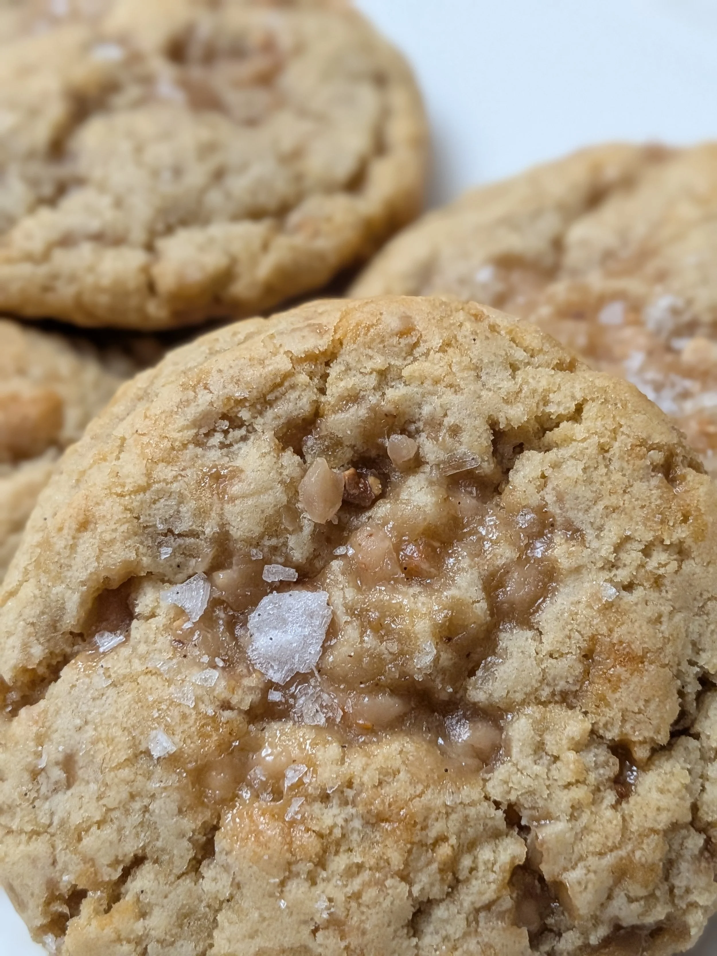 Salted Vanilla Toffee Cookie