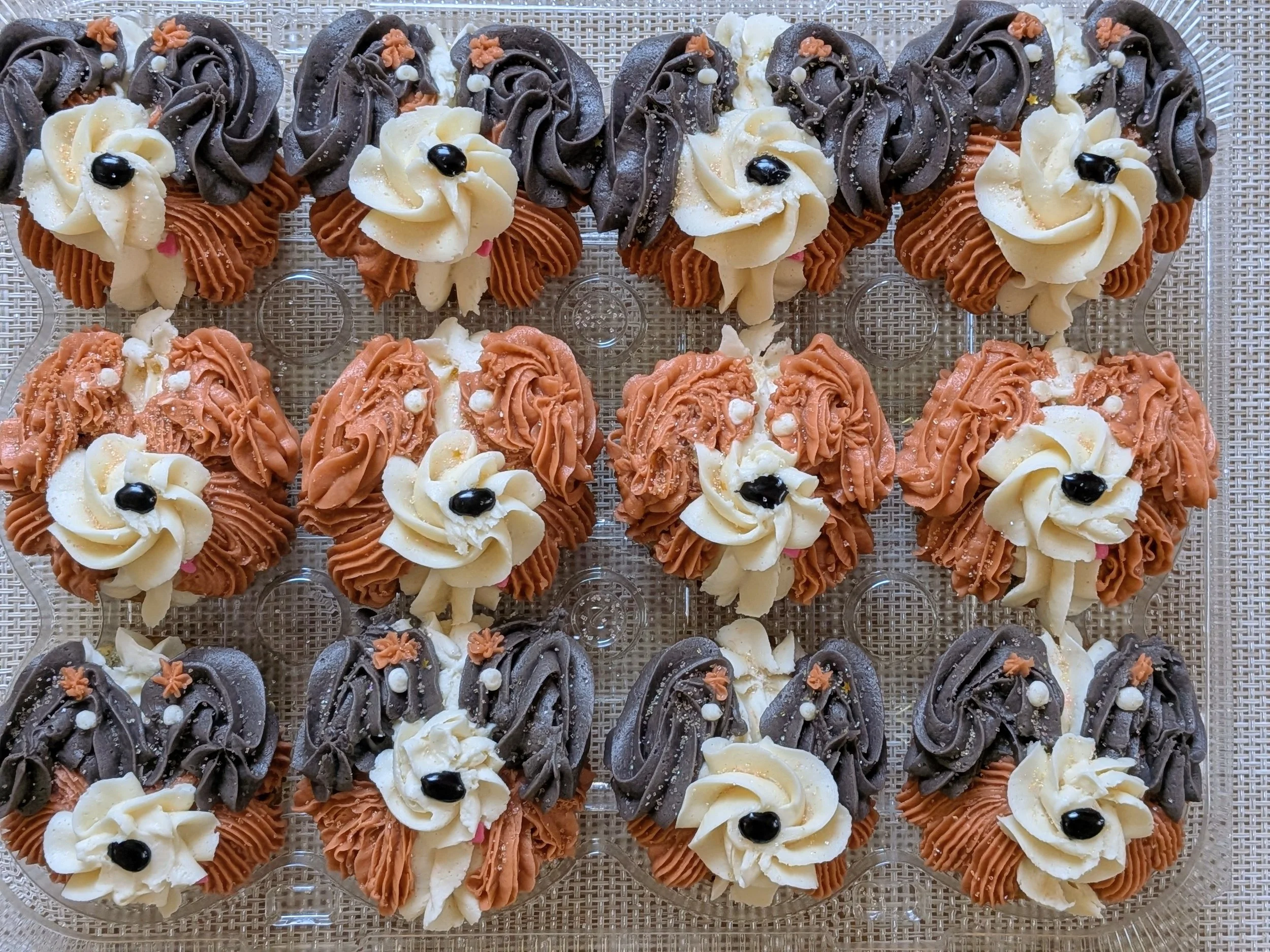 Australian Shepherd Cupcakes