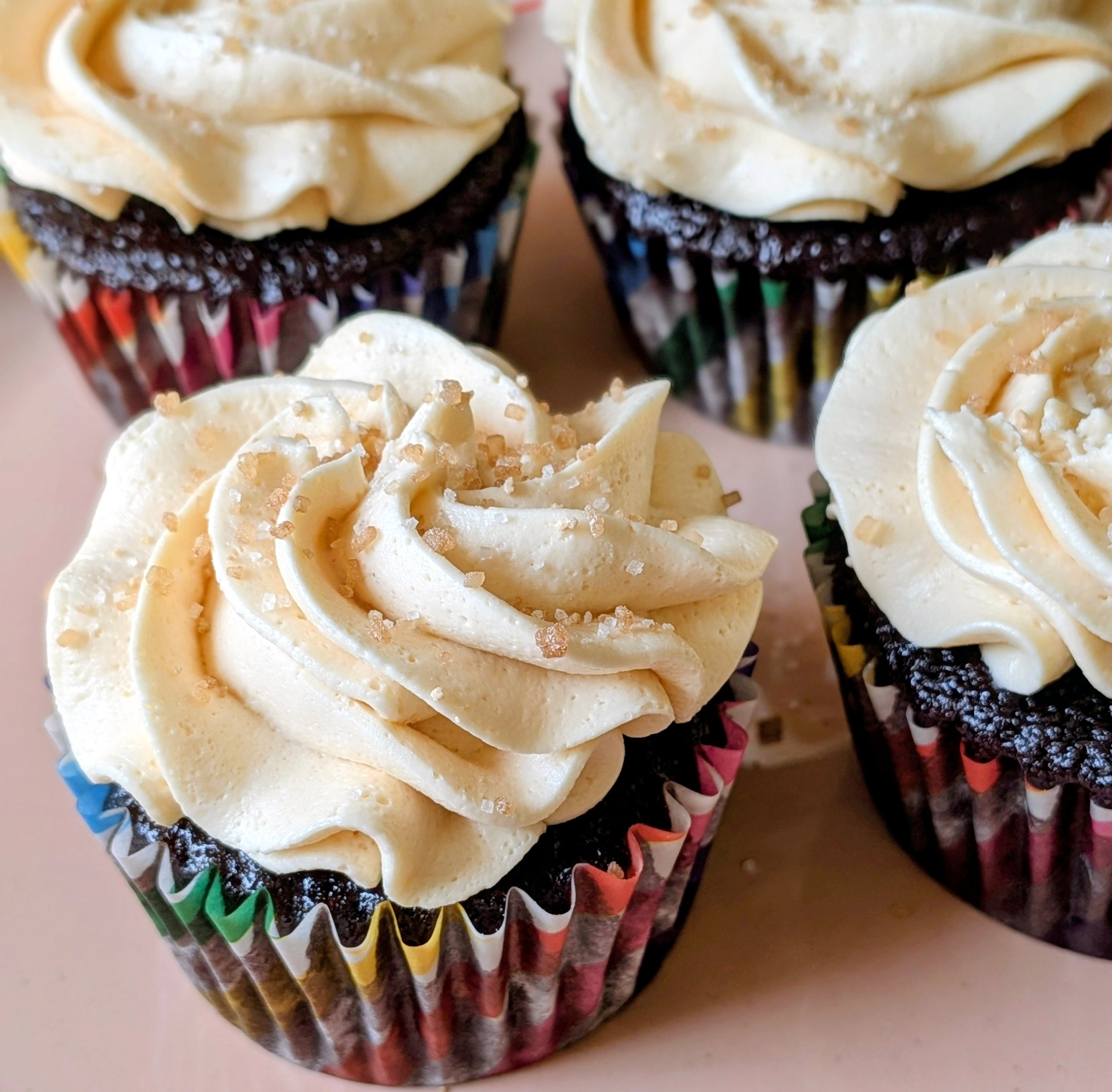 Chocolate Cupcakes with Salted Caramel Frosting