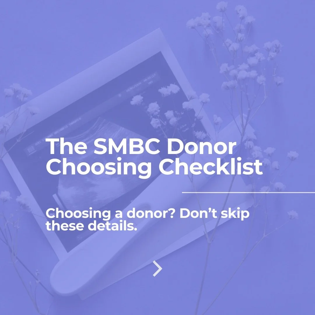 The way I thought choosing a donor would be:

✅ Cute

✅ Healthy

✅ Done

&hellip;and then I realized it&rsquo;s actually:

🧬 genetics

📋 family health history

🎙️ voice interviews / personality

👀 open ID vs anonymous

👶 future sibling considera