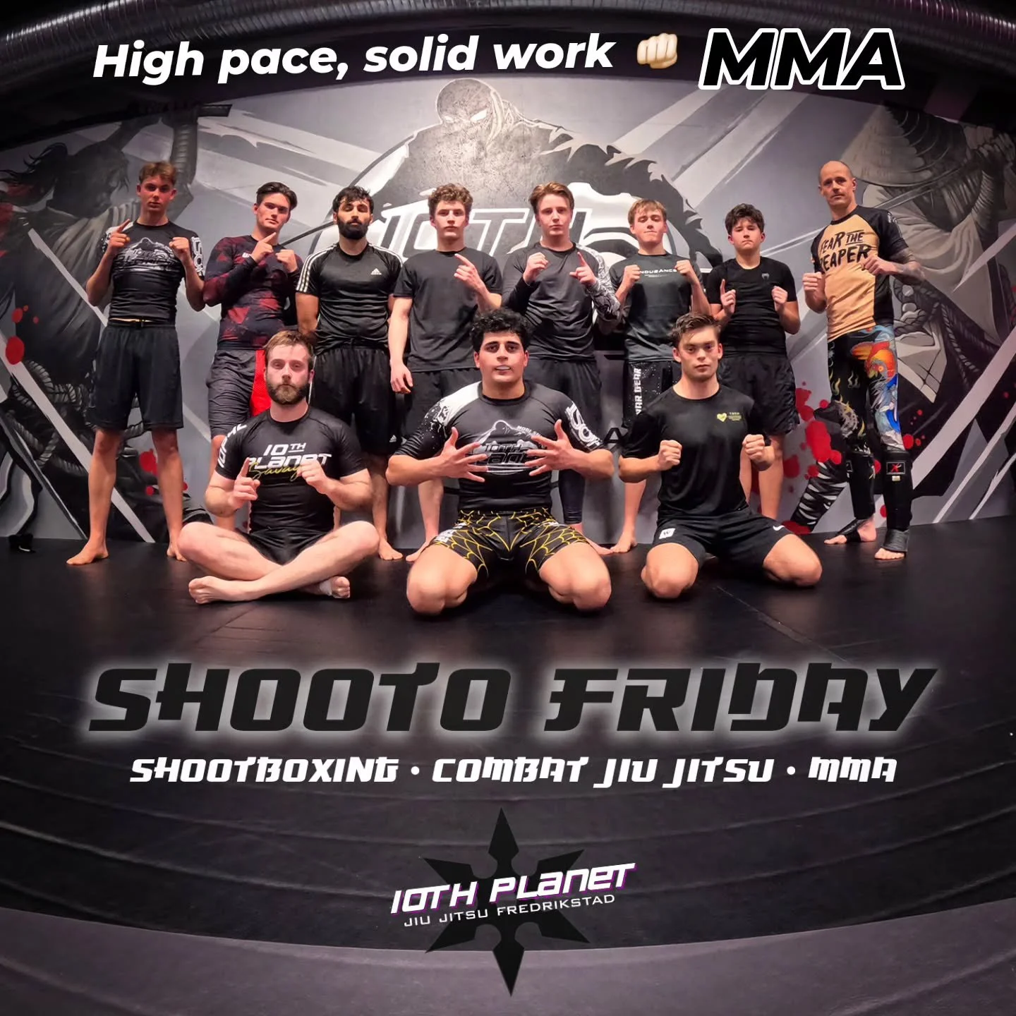 Beautiful MMA class, done ✔️ Every Friday 17:30 ✍️ Open Mat tomorrow at 12:30 🫶 See you all on the mats! 🥷👇🏻👊🏻⛩️ @10pFredrikstad #MMA #NOGI #fullcontactmartialarts #fredrikstad #10P4L