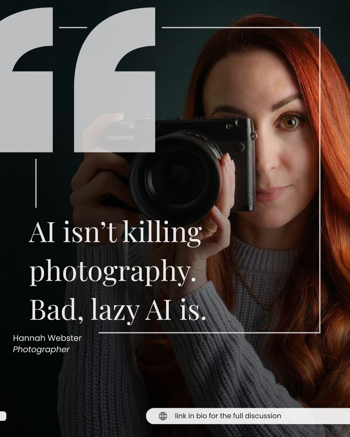 There&rsquo;s a lot of fear around AI in photography, but the real issue isn&rsquo;t the technology &mdash; it&rsquo;s how it&rsquo;s used.

At our studio, we treat AI like any other creative tool: something that builds on real images, real skills an
