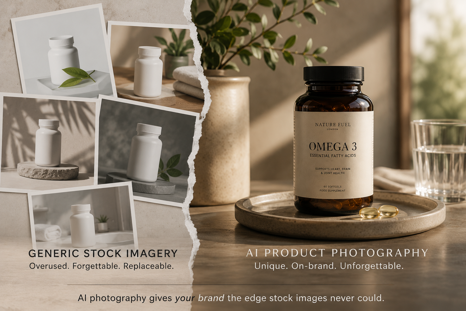 Why AI Product Photography Is Quietly Killing Generic Stock Imagery