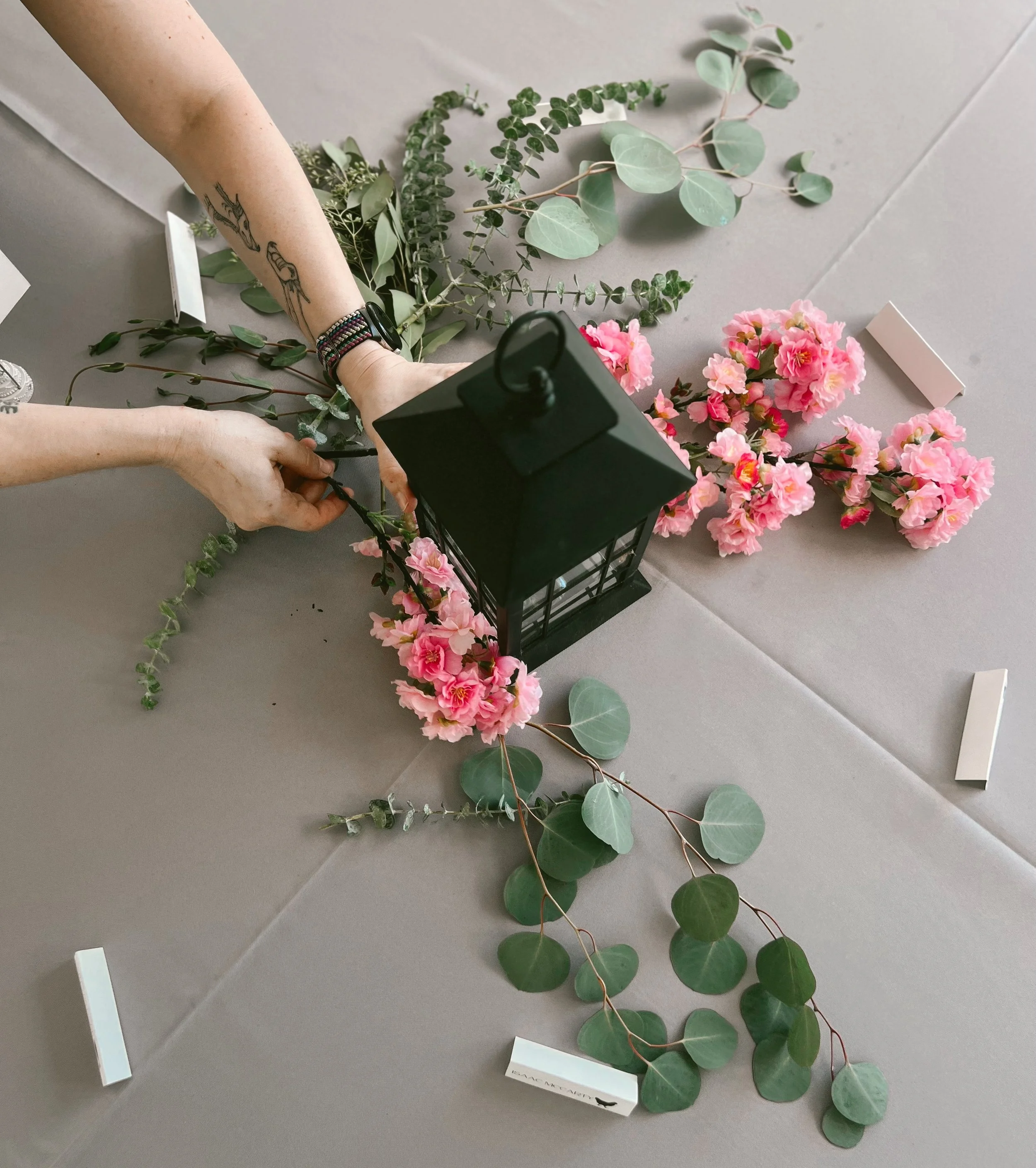 Making of centerpieces