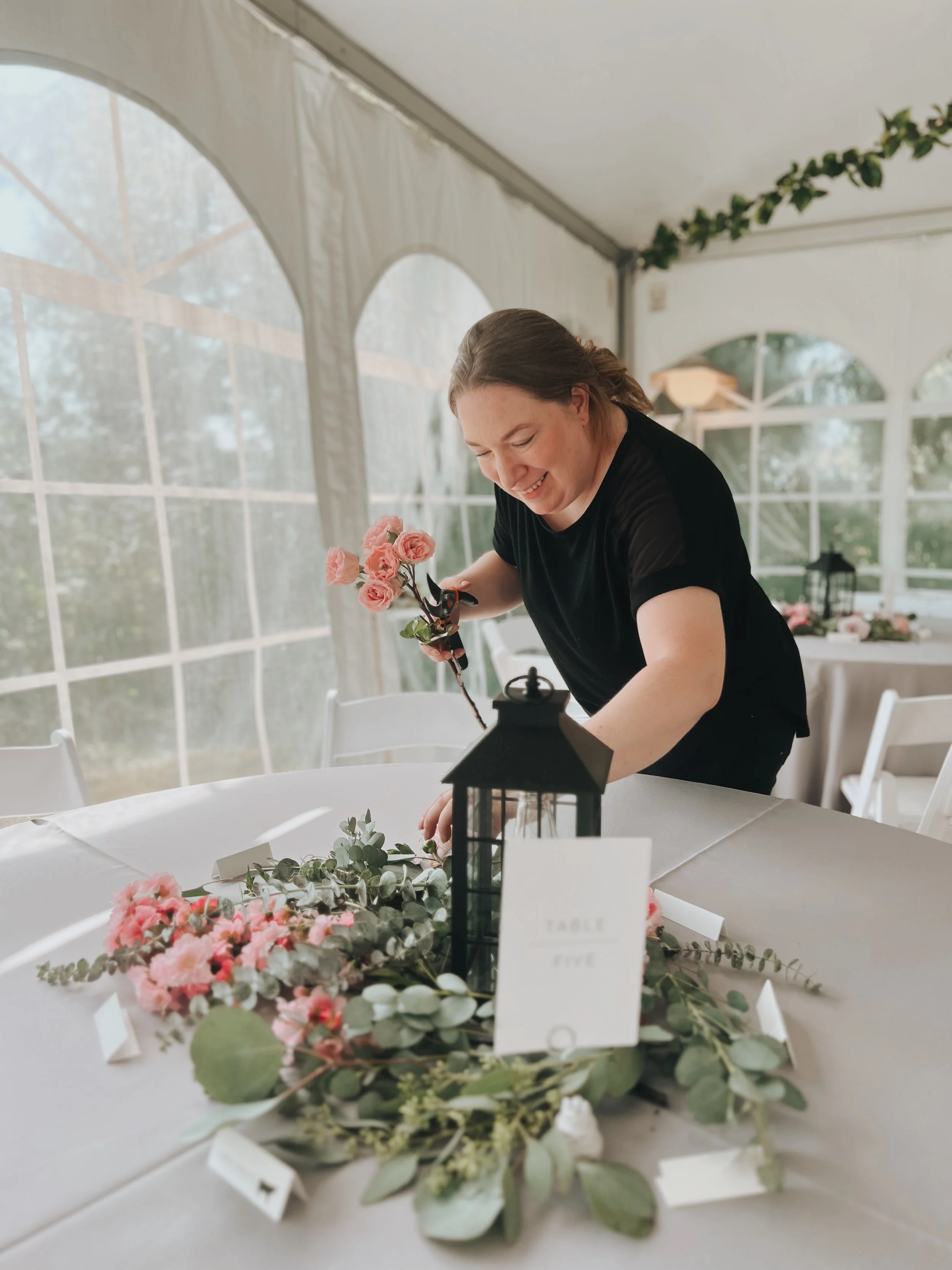 Making of Centerpieces