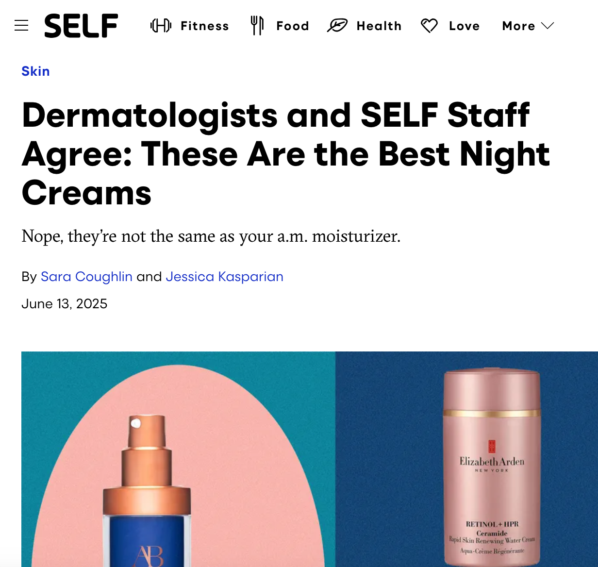 The Best Night Creams, According to Dermatologists 