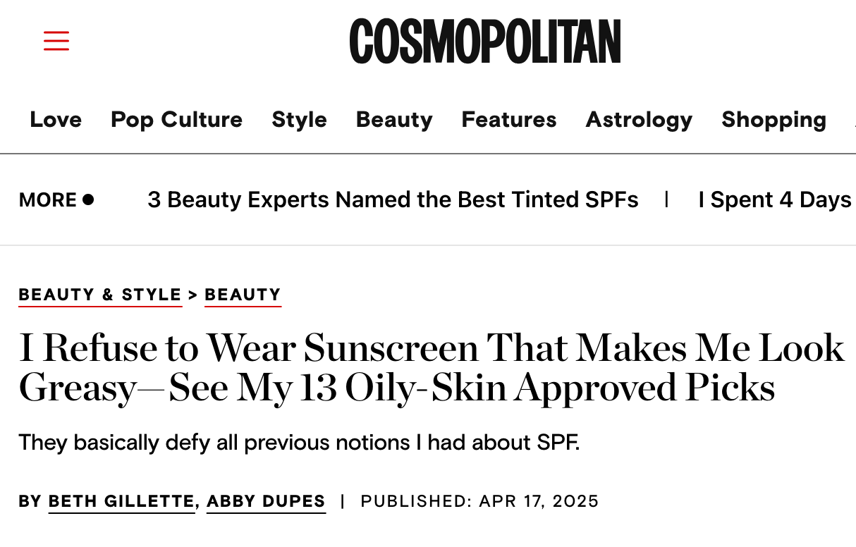 17 Best Sunscreens for Oily Skin that Don't Feel Greasy (Tested and Reviewed for 2023)