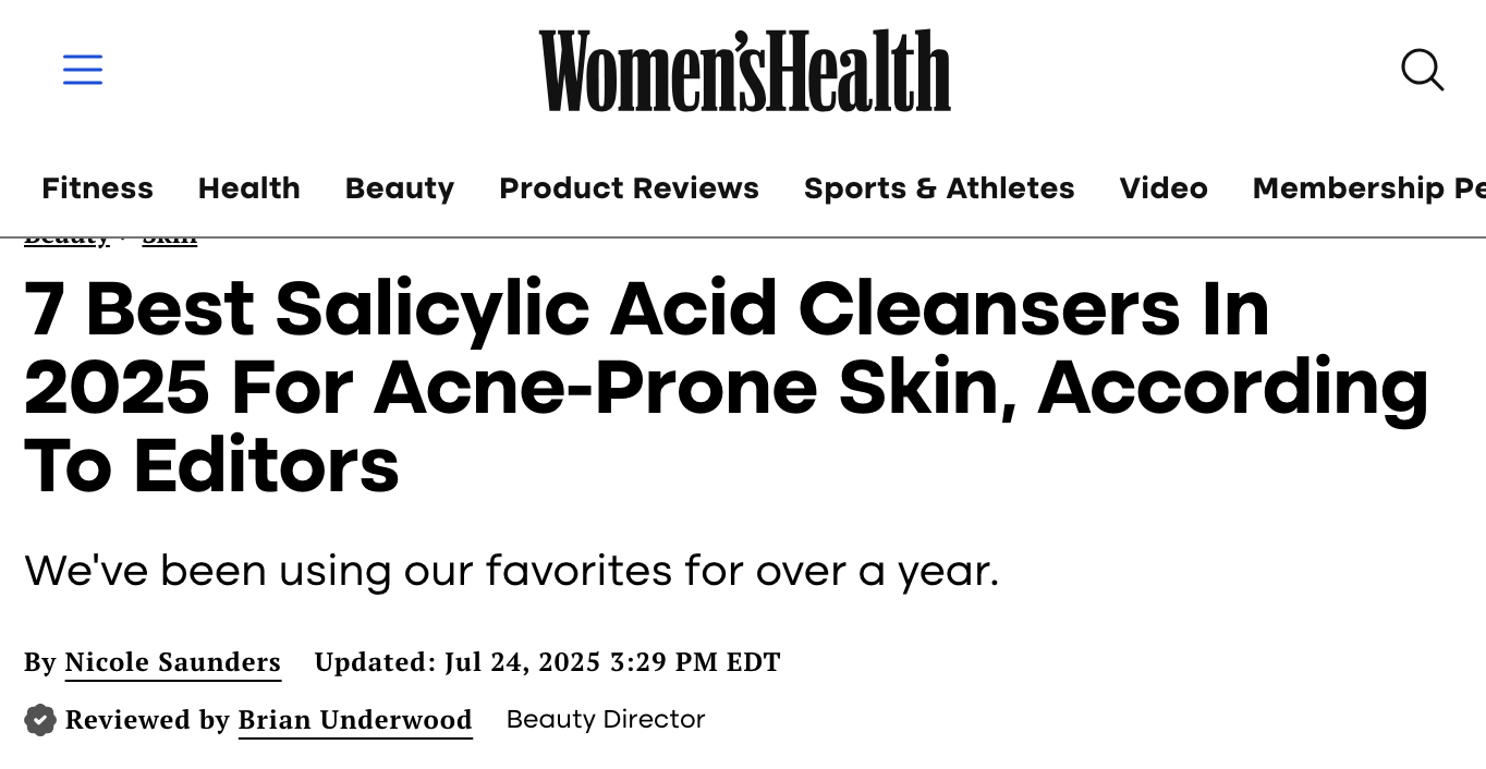 13 Best Salicylic Acid Cleansers in 2023 for Acne-Prone, Sensitive, and oily Skin, Per Dermatologist