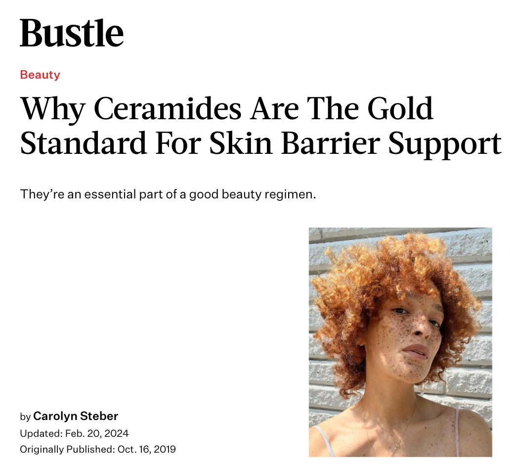 Why Ceramides Are The Gold Standard For Skin Barrier Support