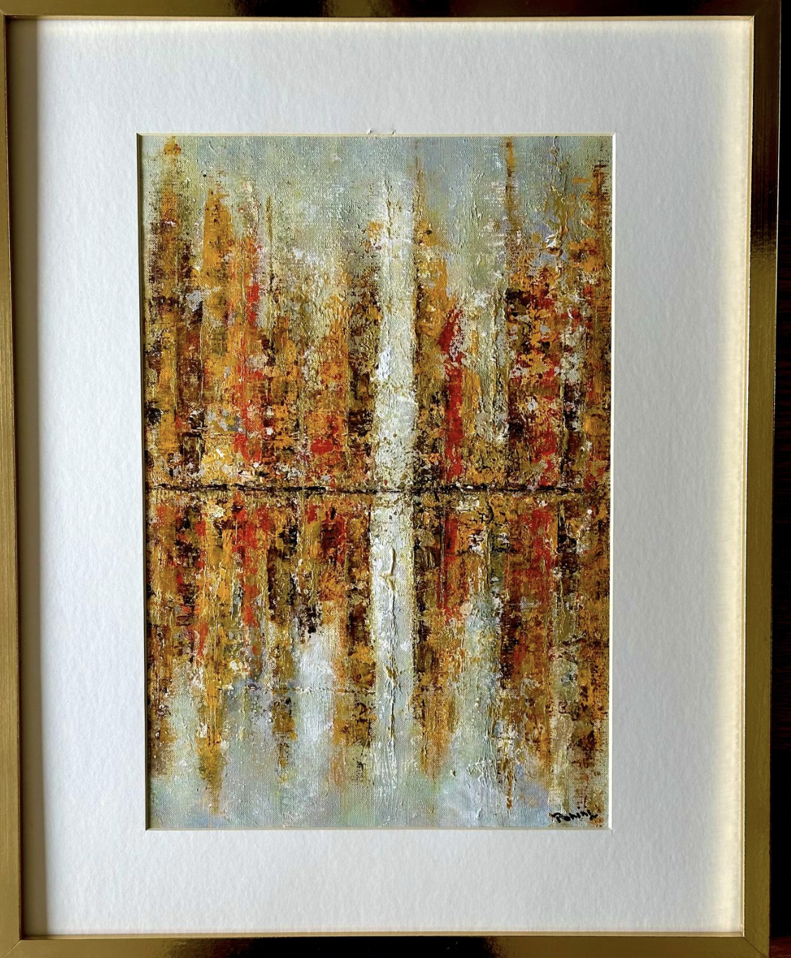 The Golden Hour (1 of 2), 2026 by Rohini Thapar | Oil painting on paper | 36” L x 30" W
