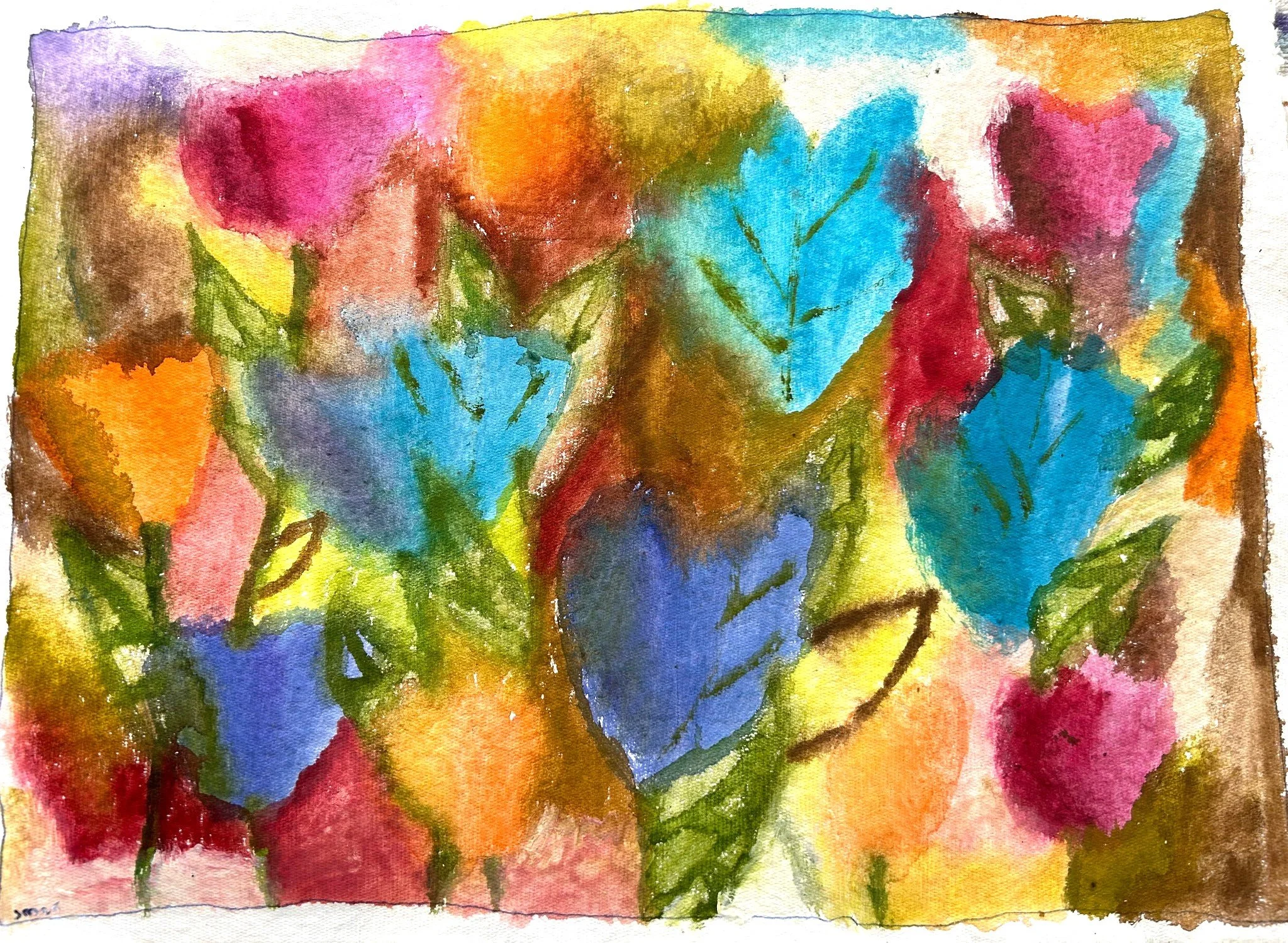 The Light of Leaves, 2026 by John Manocherian | 21” x 16”, unframed
