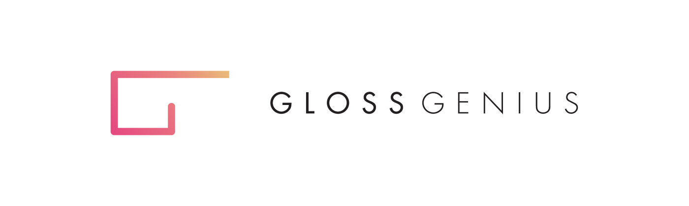 Text on a black background reads 'Gloss Genius'.