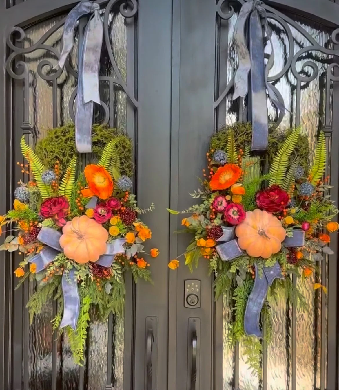 Custom Fall Wreaths by Merry Makeovers