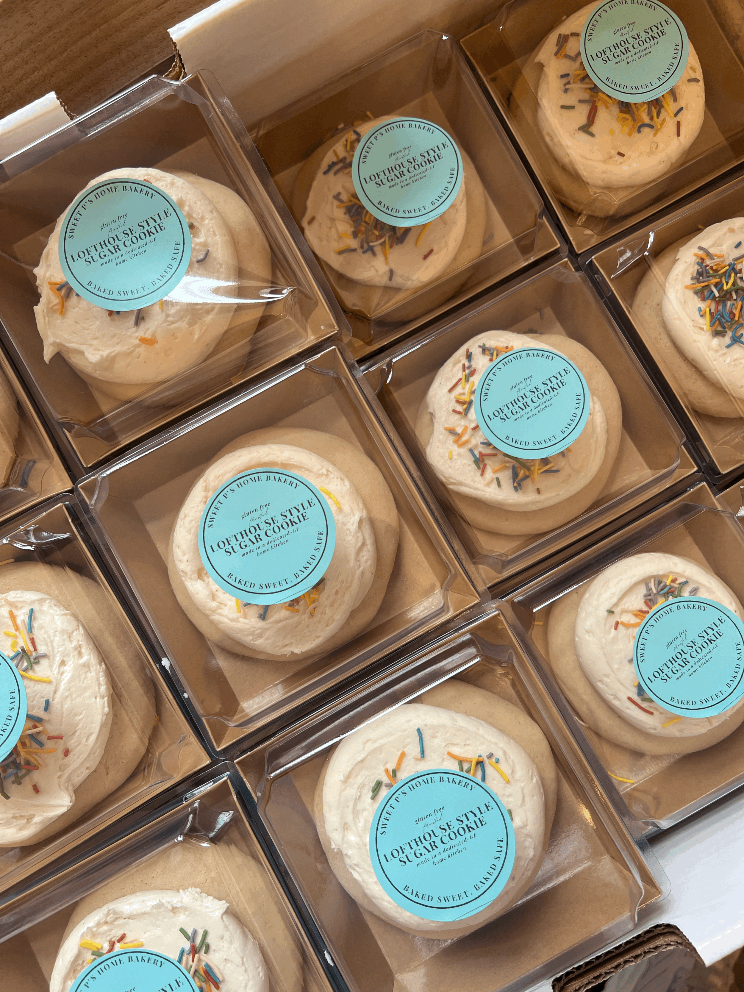 Iced Lofthouse Cookies
