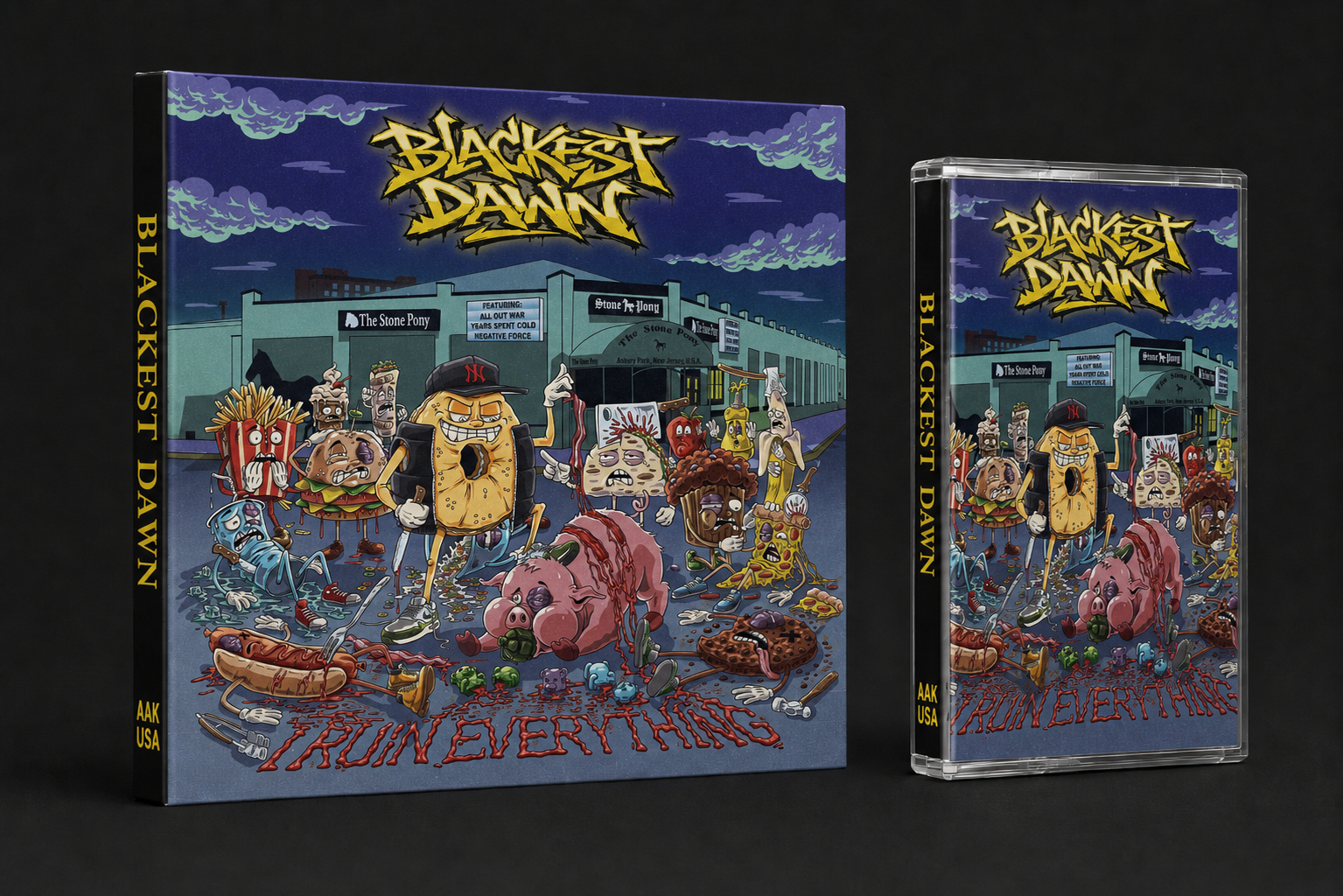 Blackest Dawn | I Ruin Everything EP | CD + Cassette + Bundle-Exclusive Poster | Pre-Order