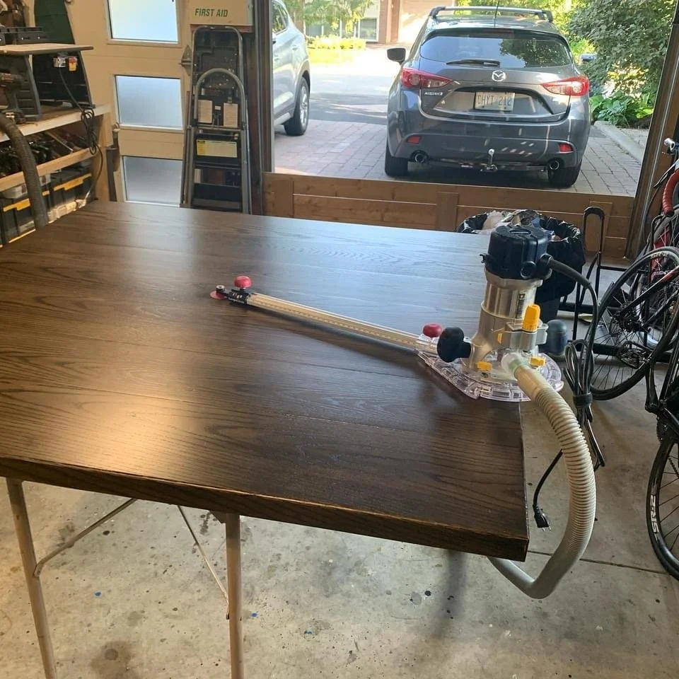 Kitchen Table Build - Shaping the Top