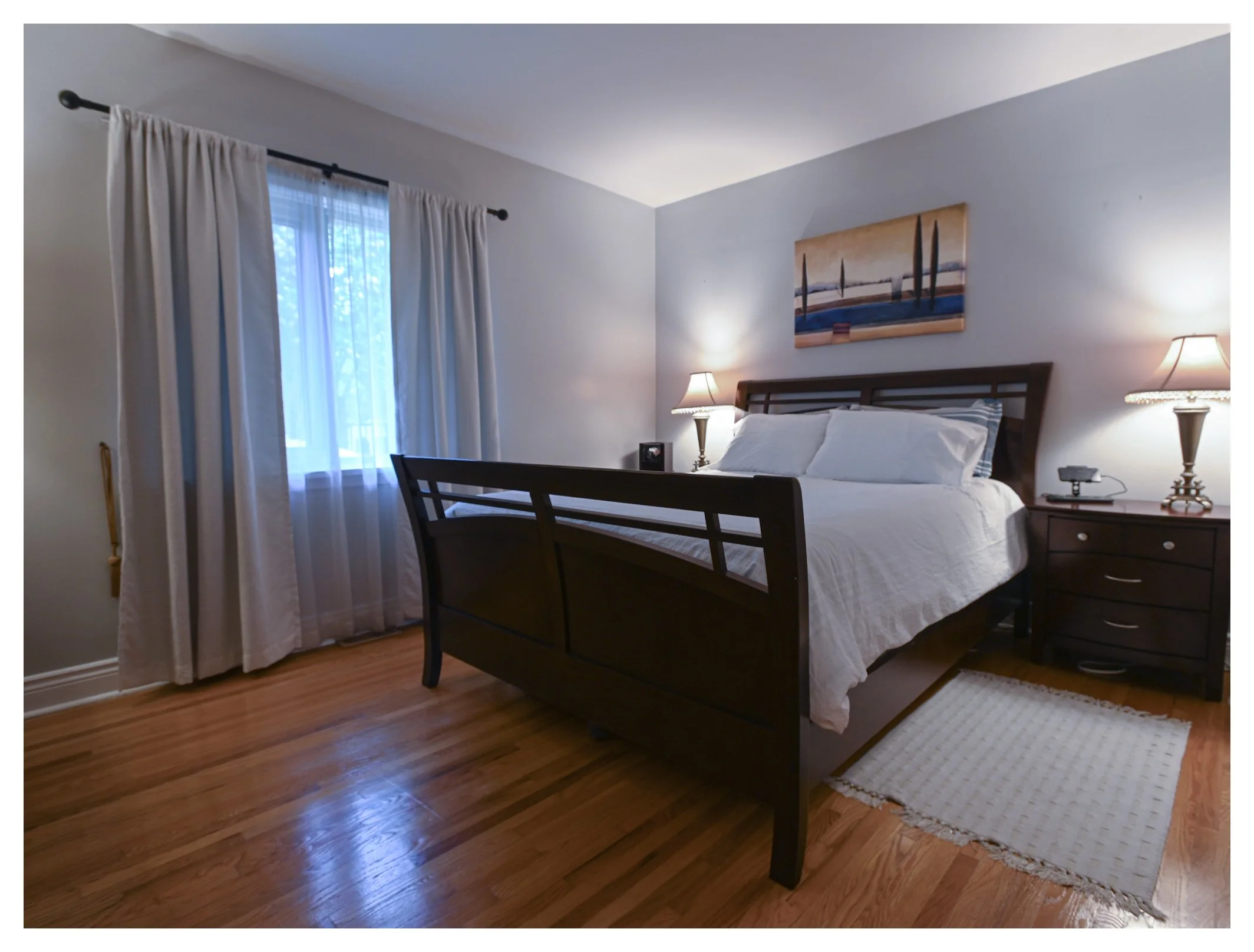 Sleigh Bed Conversion - Before