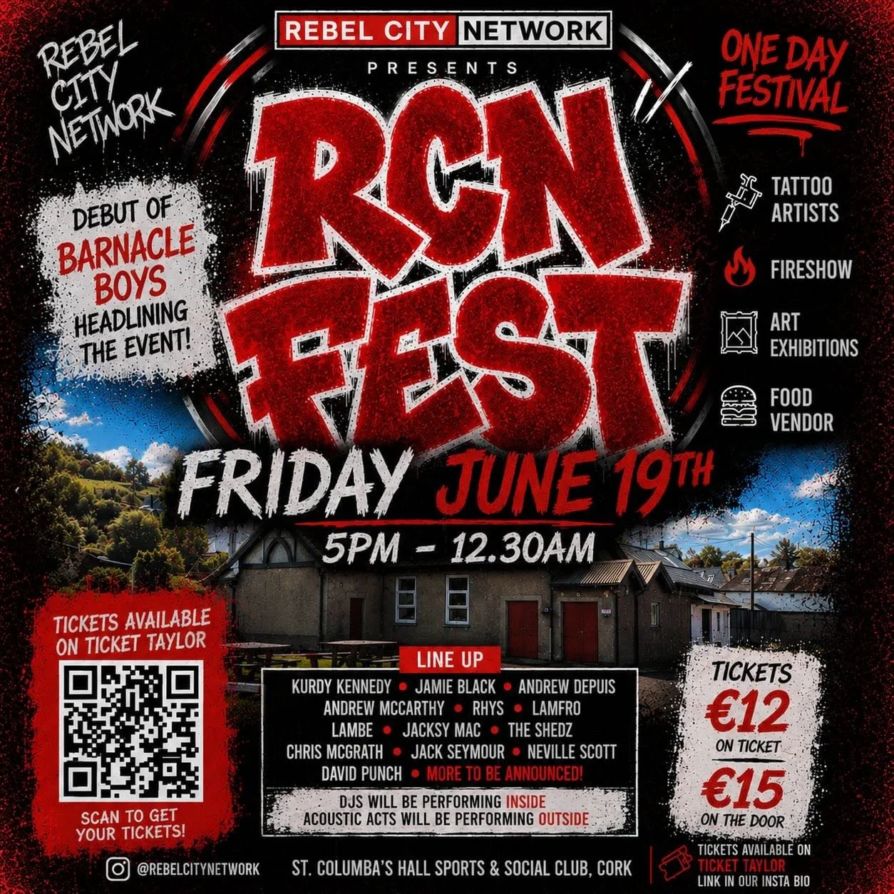 We&rsquo;re back!

After a very successful night in the wonderful Tinny Shed we&rsquo;re back.

Local artists of all industries.

Flash tattoos
Art installations
Local Food Vendors
DJs
Singers
Bands 

And much more.

We encourage you to get tickets i