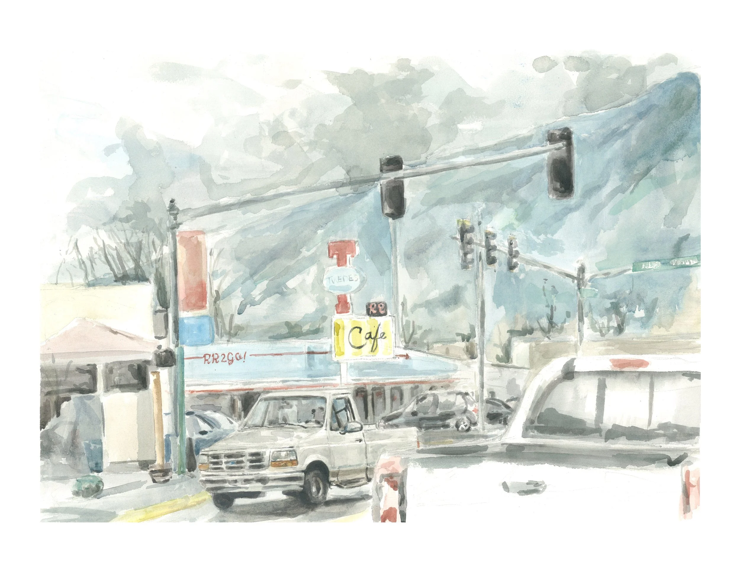 Twin Peaks “Double R Diner” Print