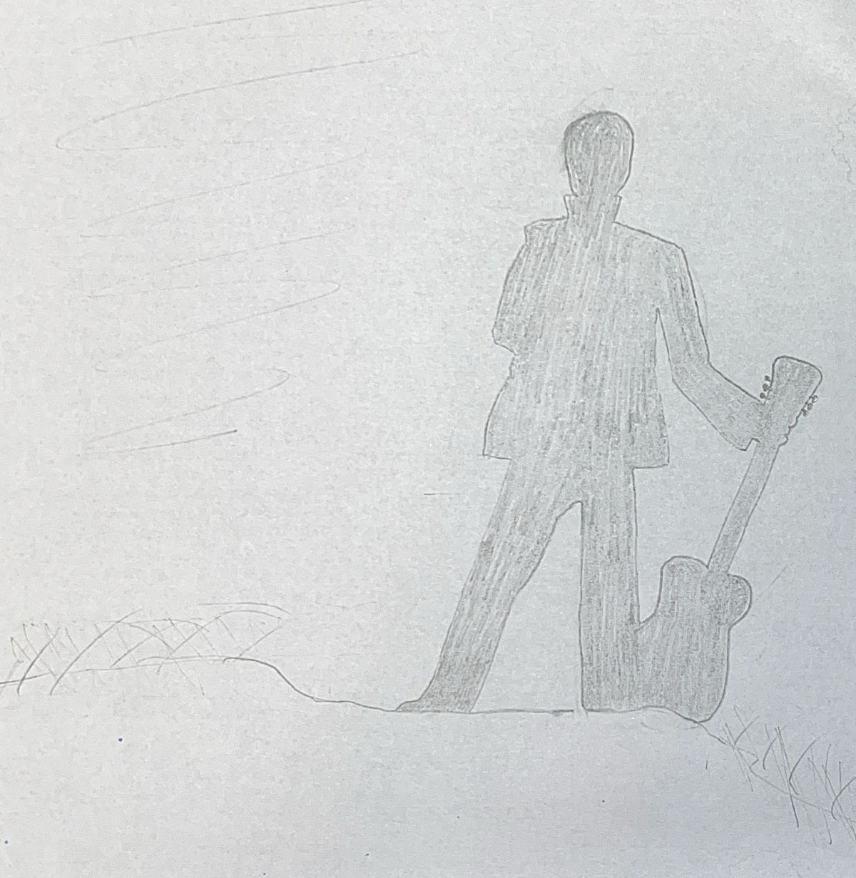 Guitarist Artist (graphite)