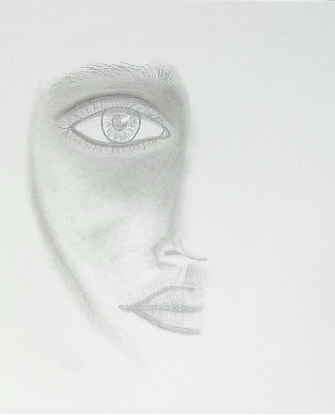 My Best Side (charcoal)