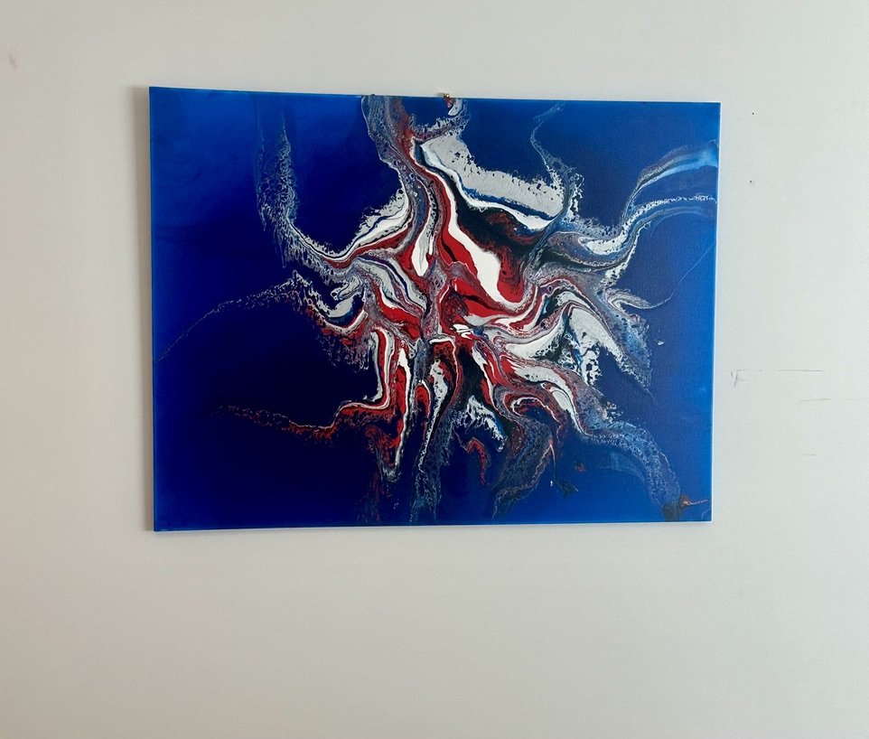 Descent - painted after the 2025 inauguration...