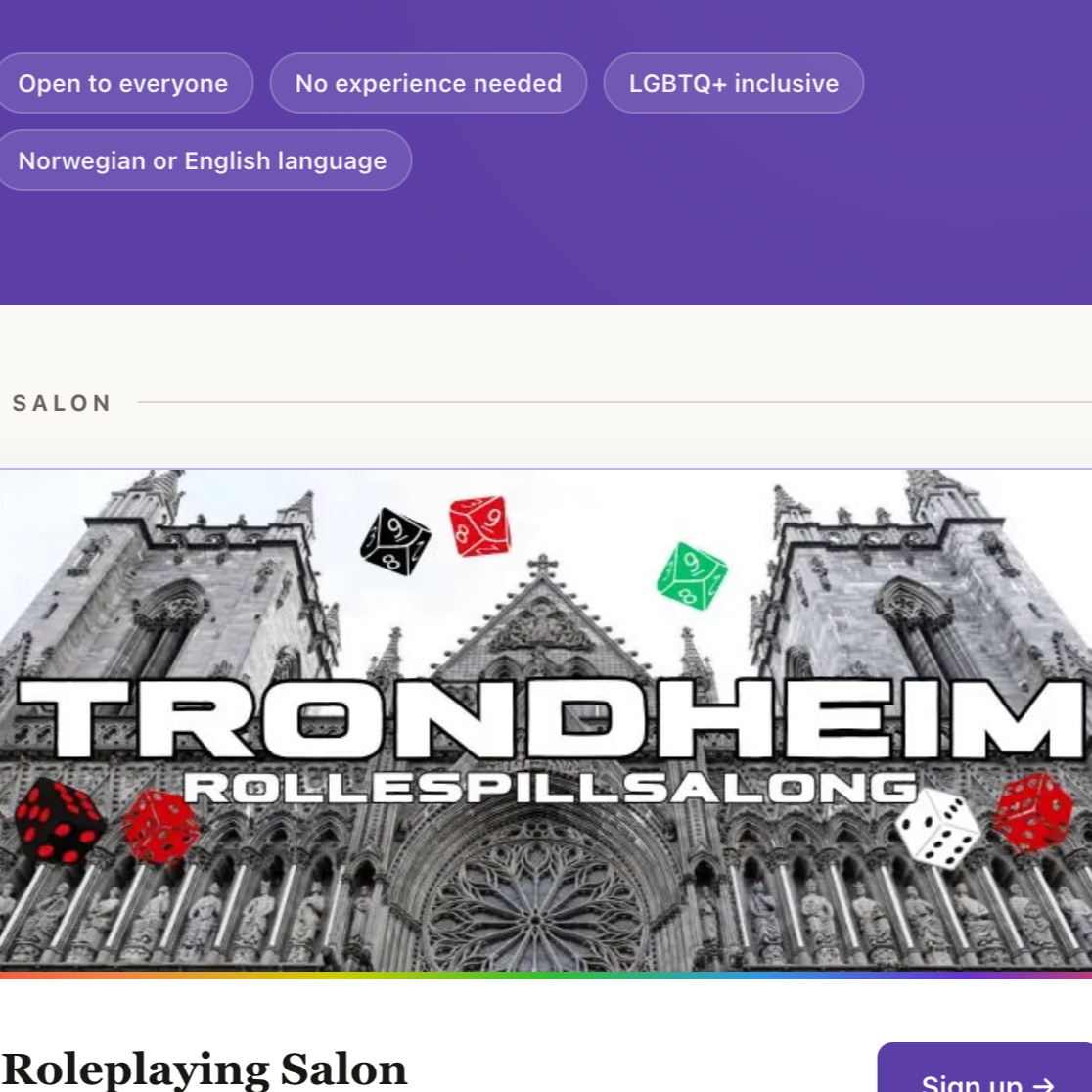 TRONDHEIM ROLEPLAYING SALON
