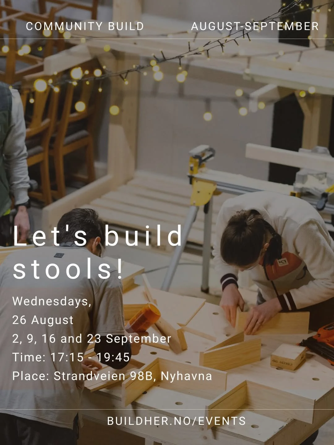 BUILD STOOLS!