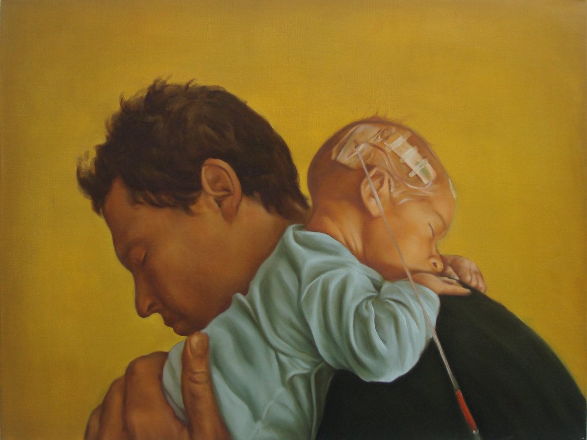  LE POIDS DU MONDE  
2016 
oil on canvas 
60 x 80 cm